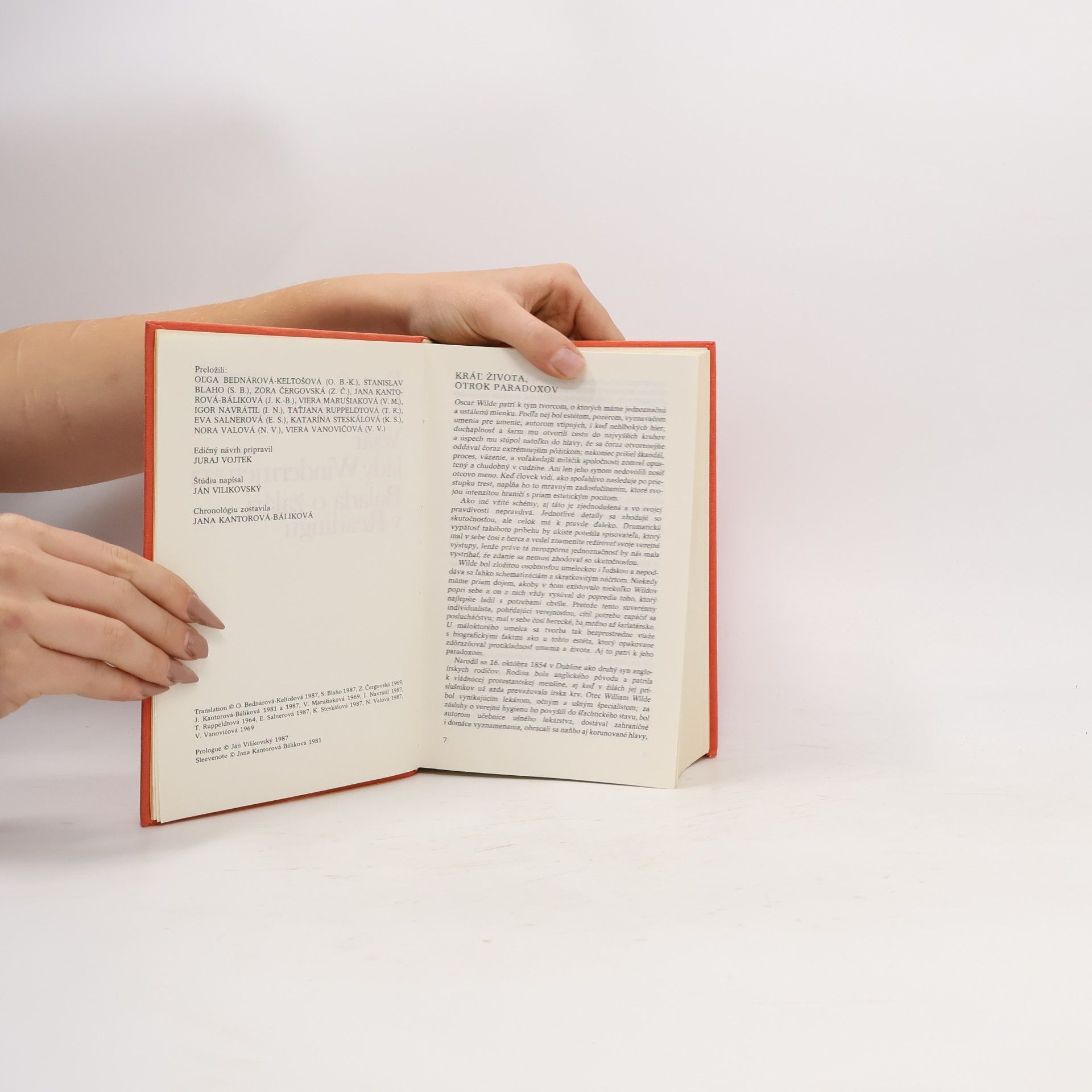 Oscar Wilde Balada o žalári v Readingu / Vejár lady Windermerovej / Portrét Doriana Graya