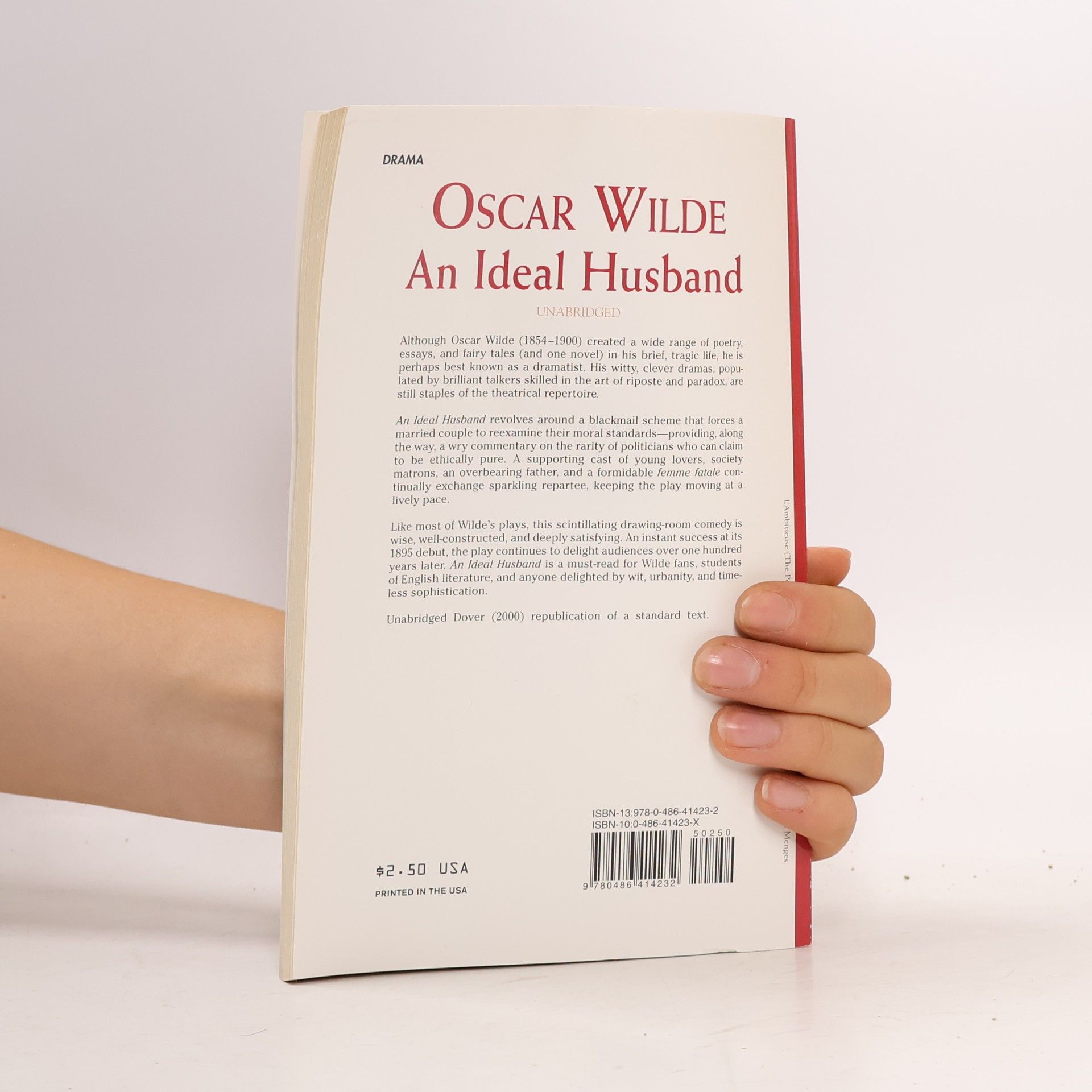 Oscar Wilde Ideal Husband. Ein idealer Ehemann, englische Ausgabe