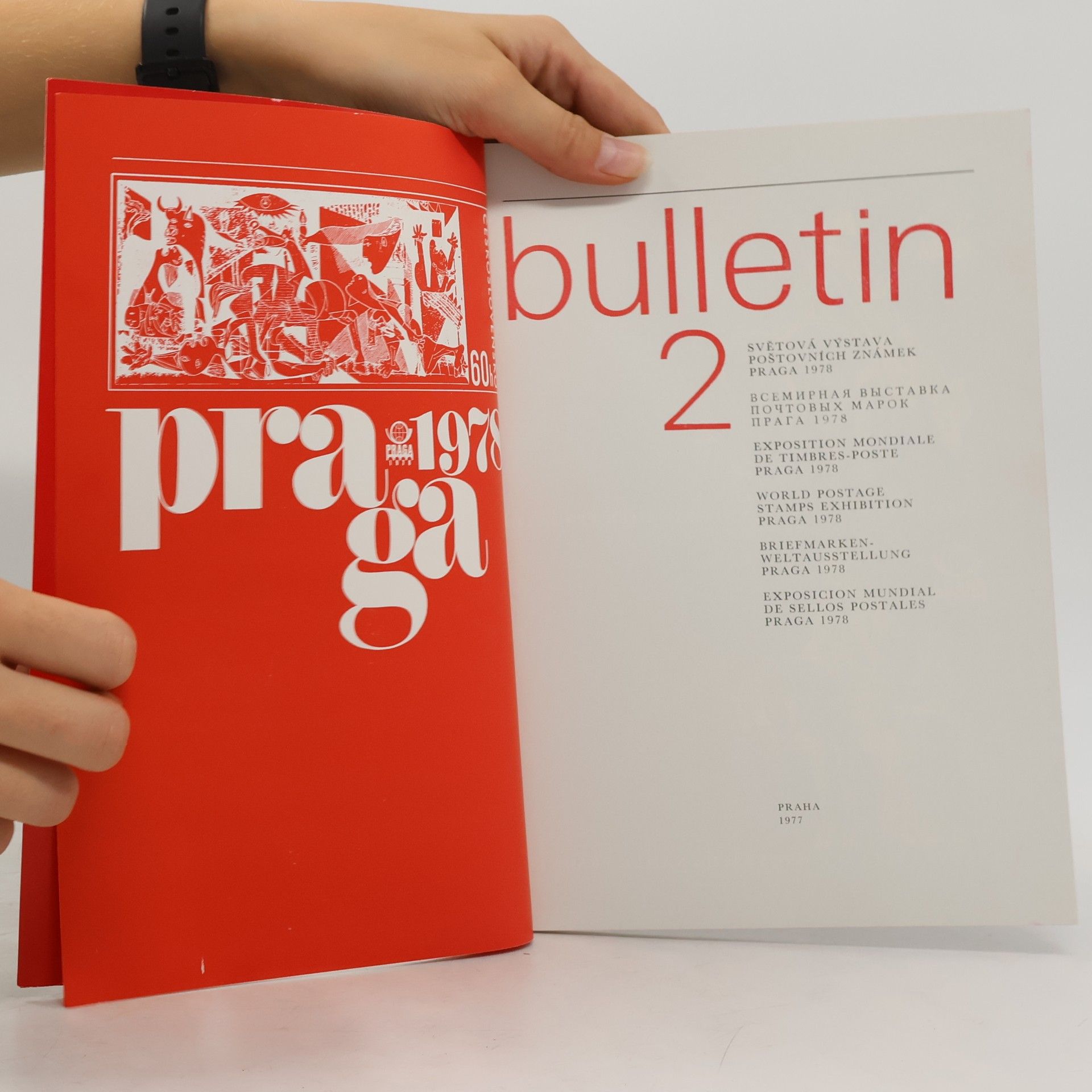 Kolektiv autorů Bulletin 2. Světová výstava poštovních známek Praga 1978