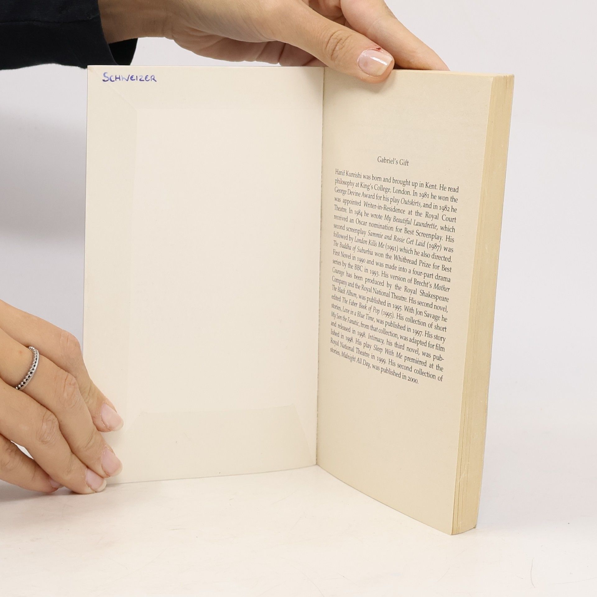 Hanif Kureishi Gabriel's Gift