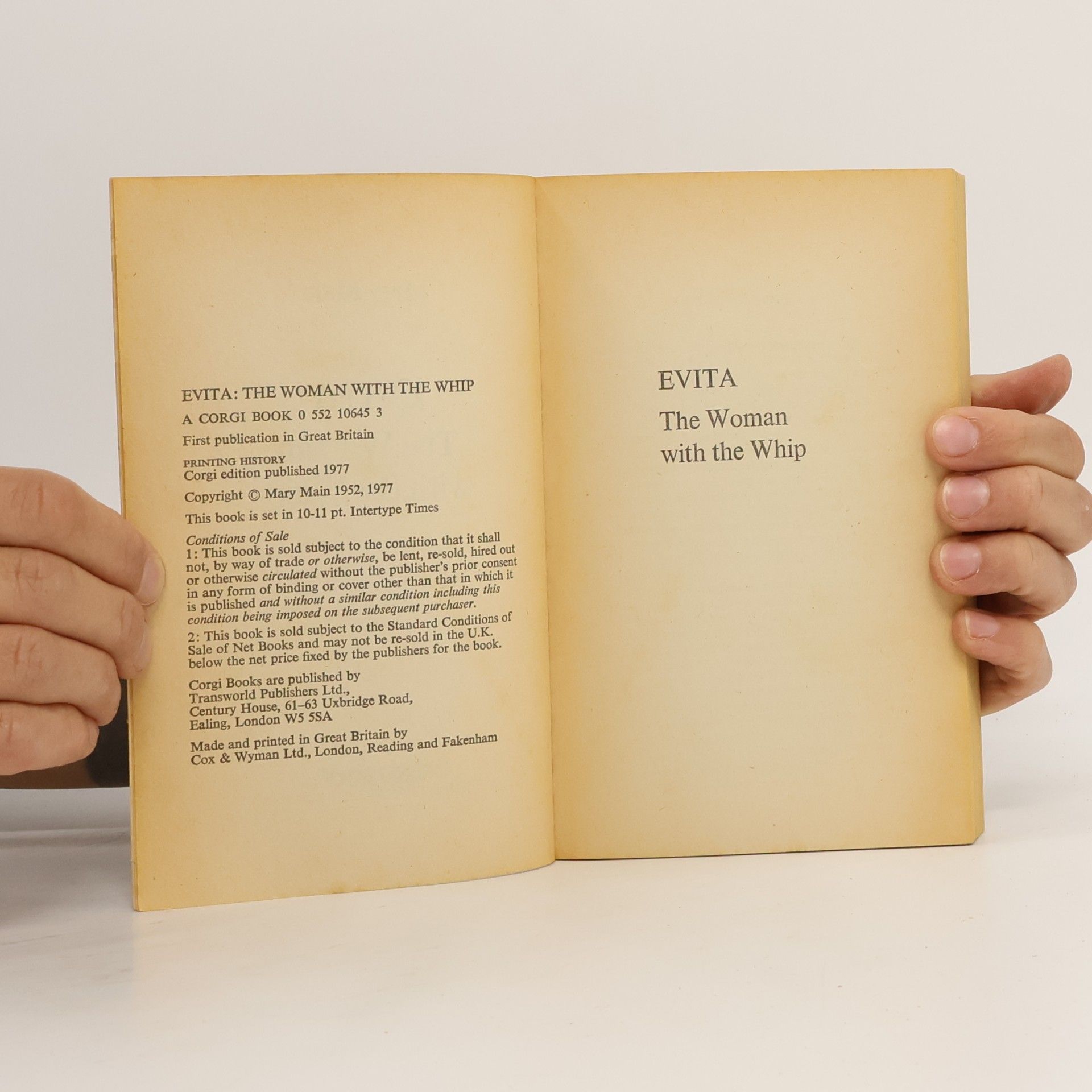 Mary Main Evita