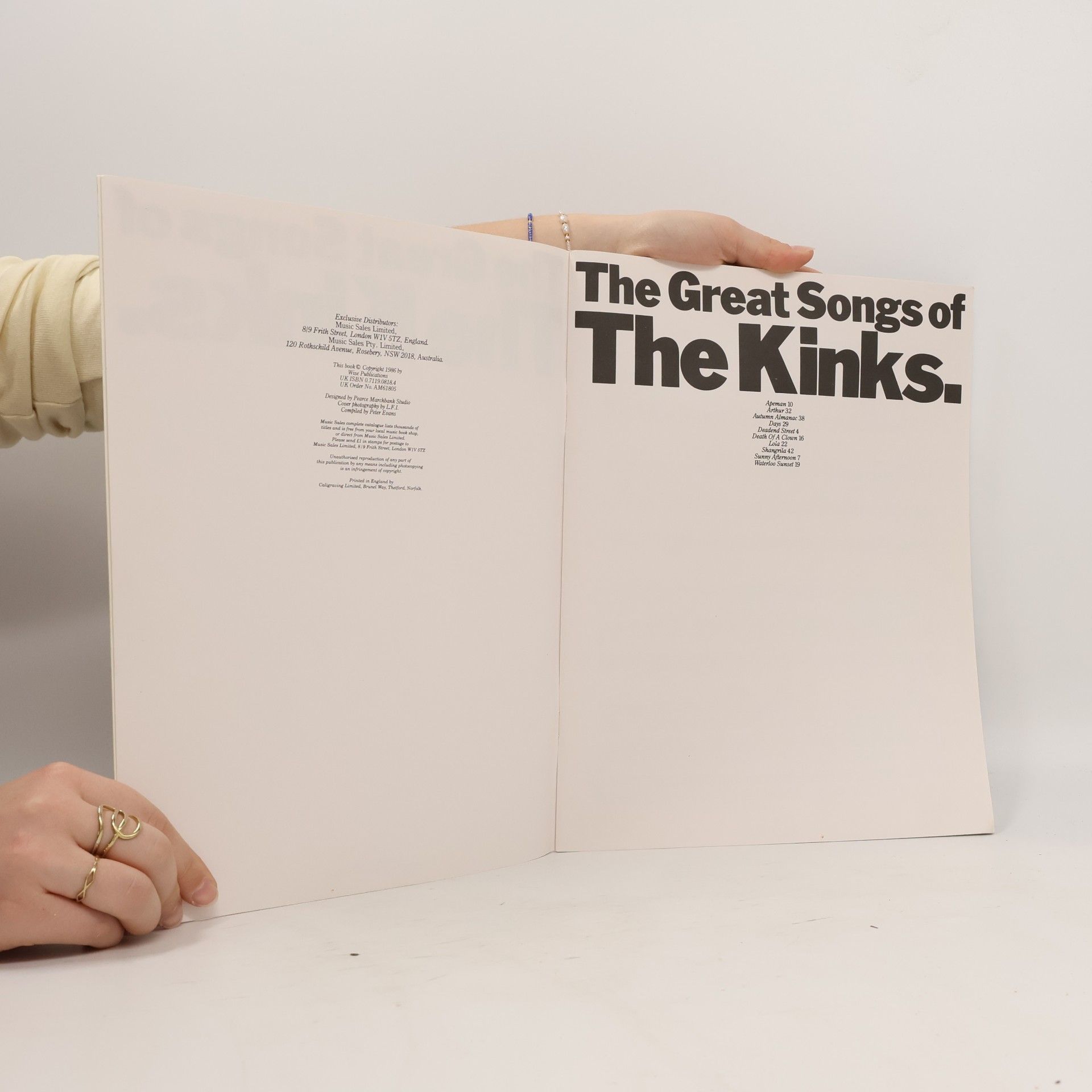 Ray Davies The Great Songs of The Kinks