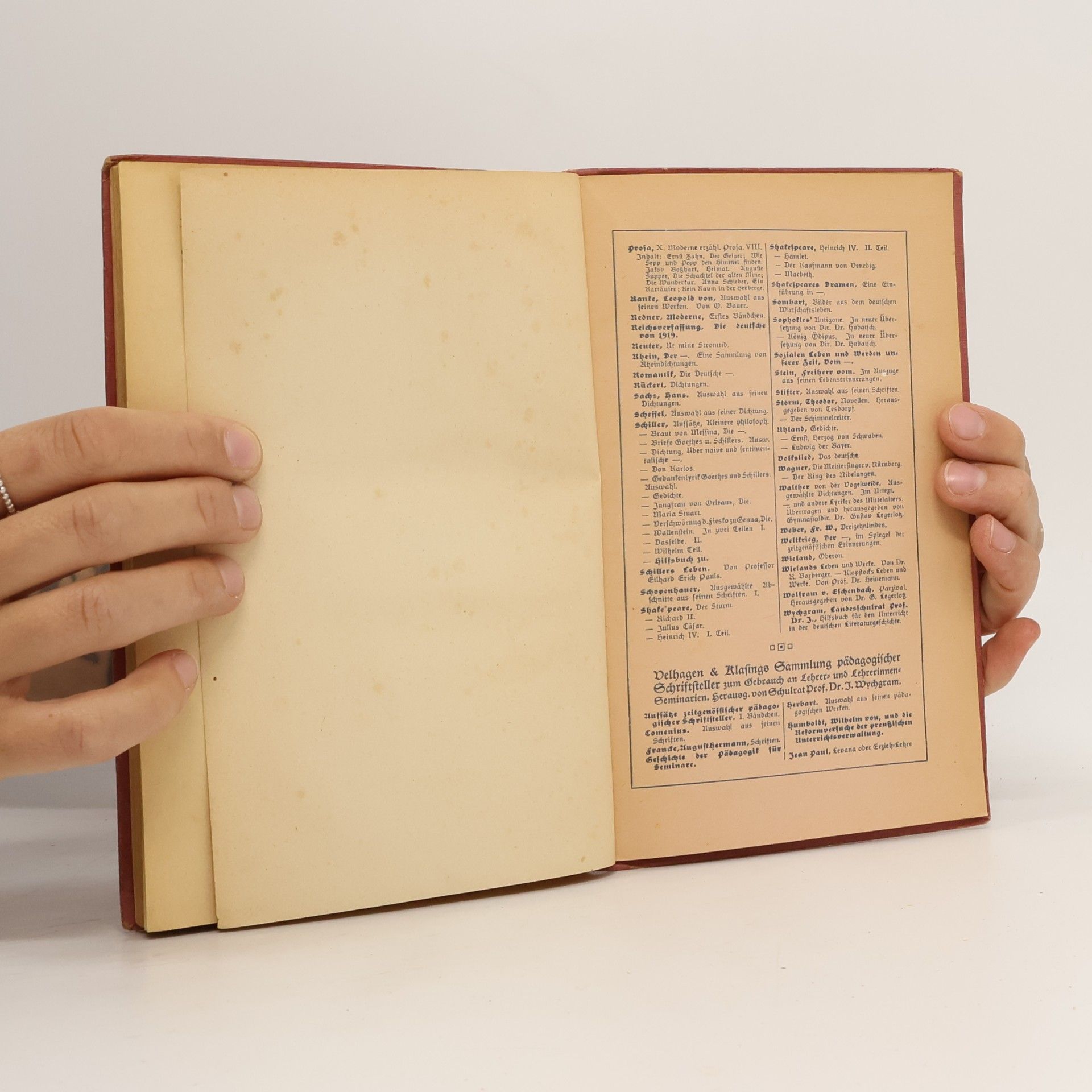Ernst Doblin Philosophisches Lesebuch zum Gebrauch an höheren Schulen