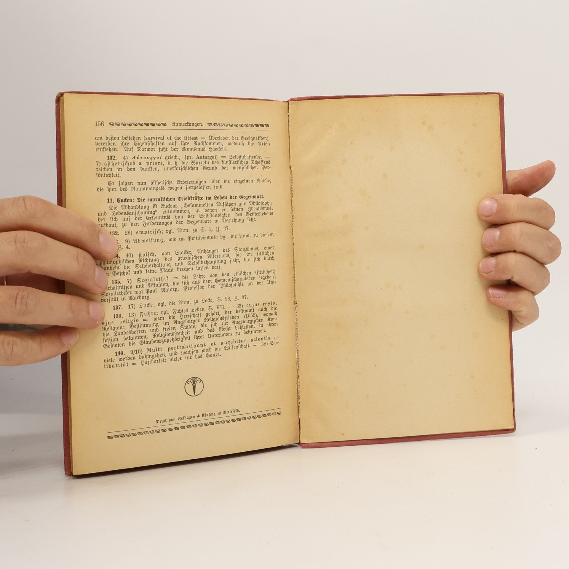 Ernst Doblin Philosophisches Lesebuch zum Gebrauch an höheren Schulen