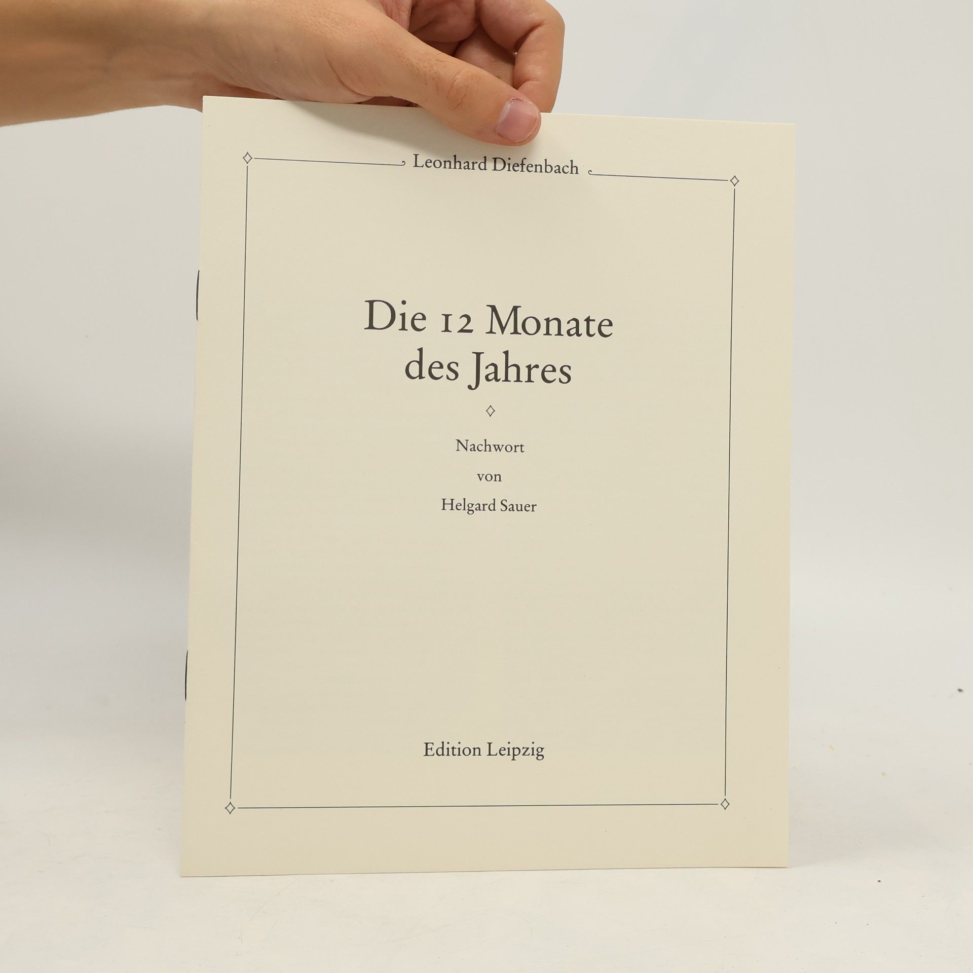 Frz. Dieffenbach Die zwölf Monate des Jahres