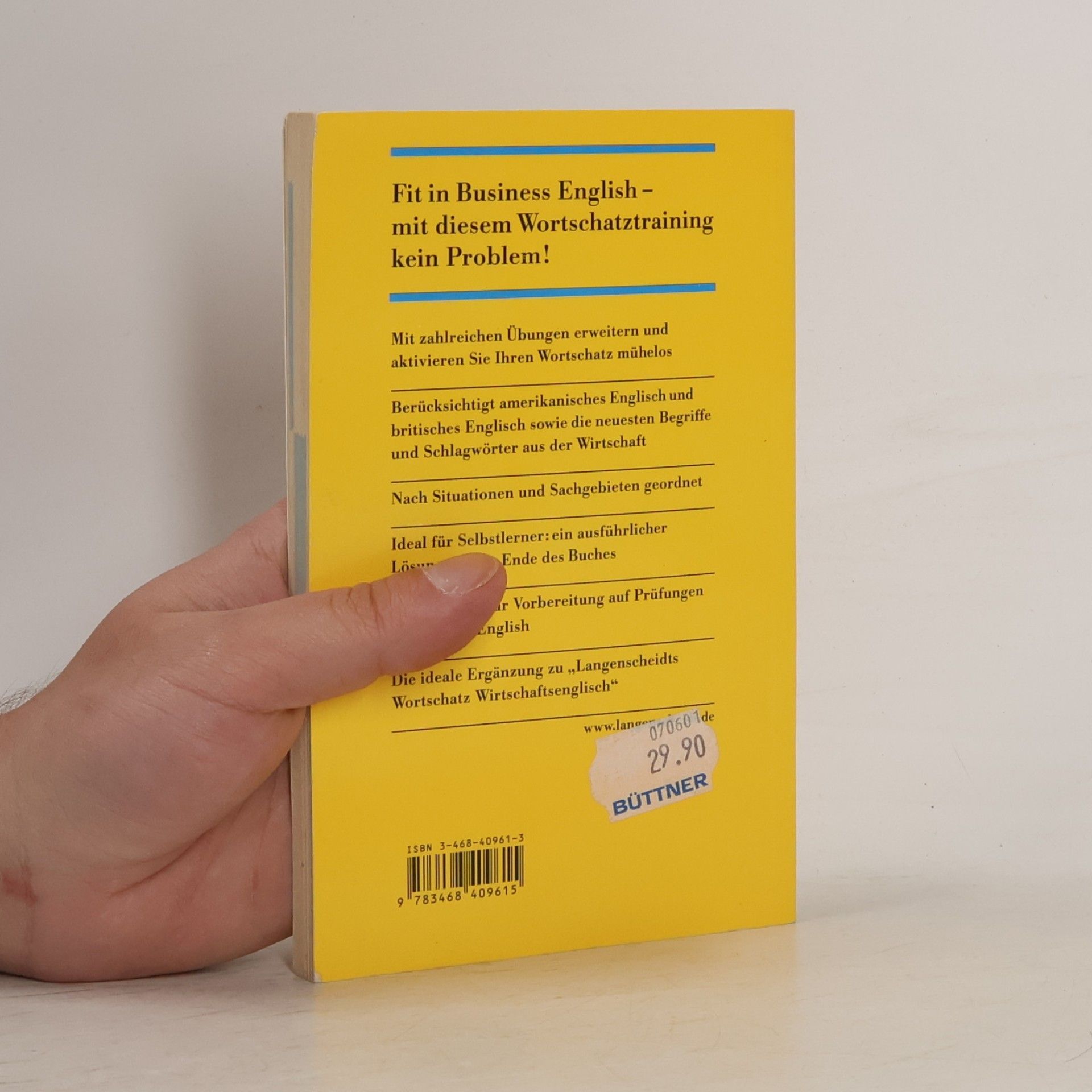 Reinhold Tenberg Langenscheidt Wortschatz Business English