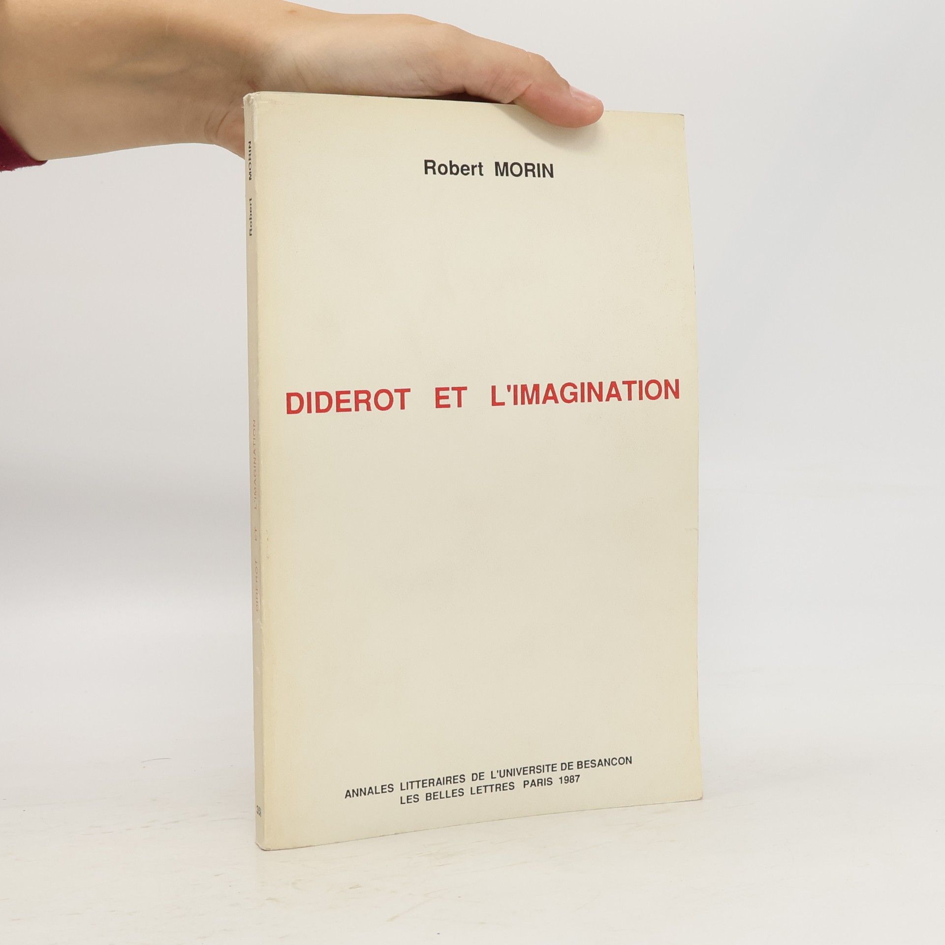 Robert Morin Diderot et l'imagination