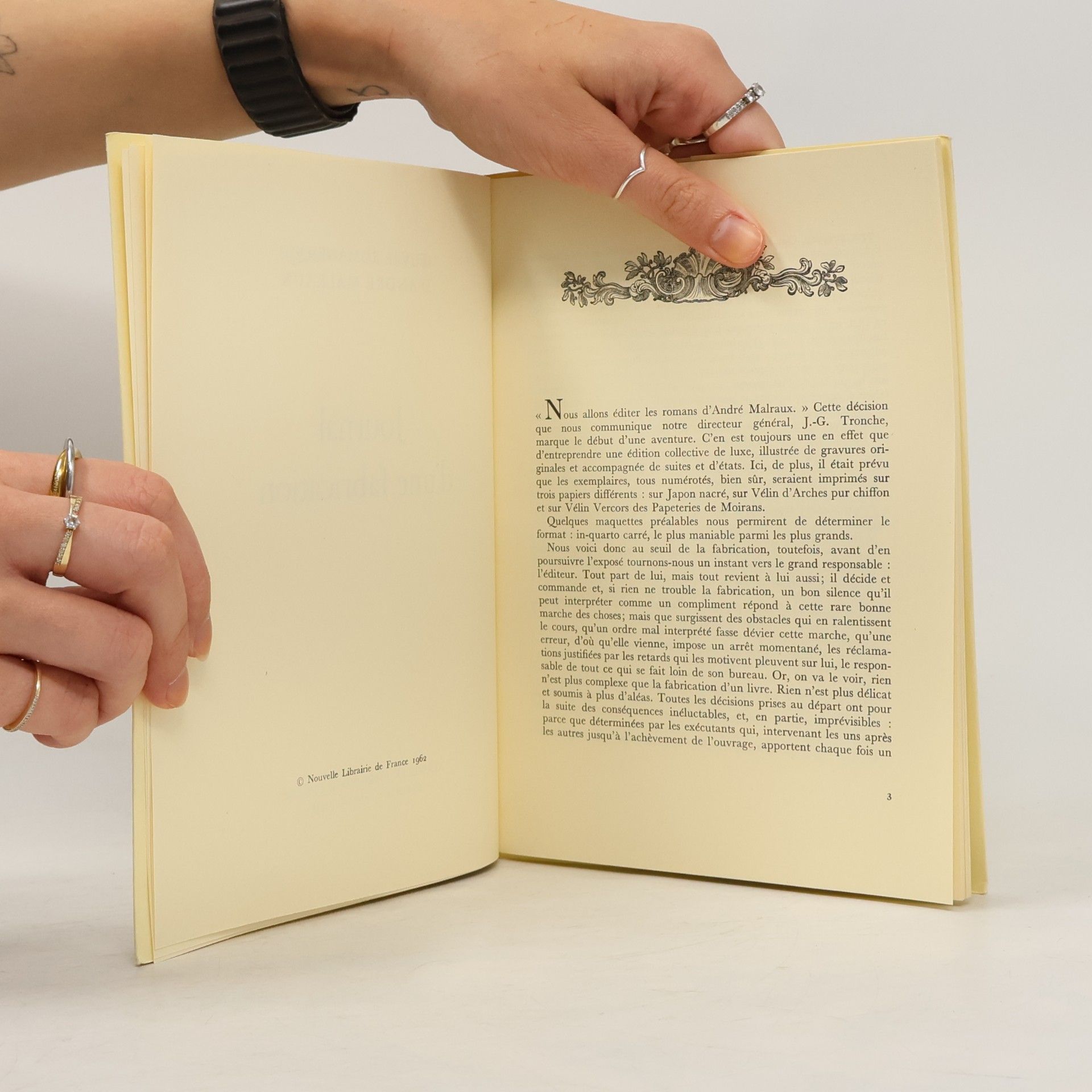 André Malraux JOURNAL D'UNE FABRICATION