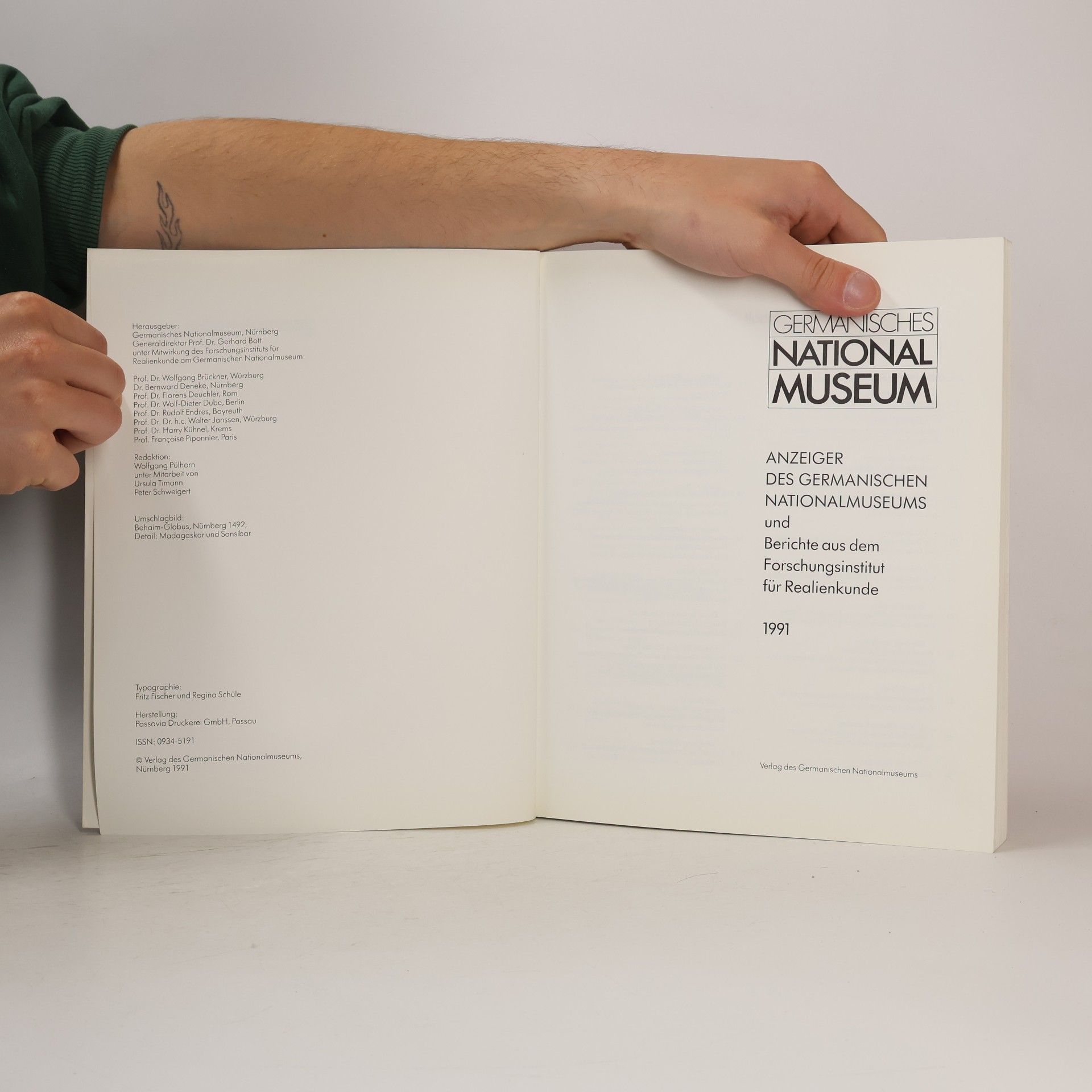 Kolektív autorov Anzeiger des Germanischen Nationalmuseums 1991