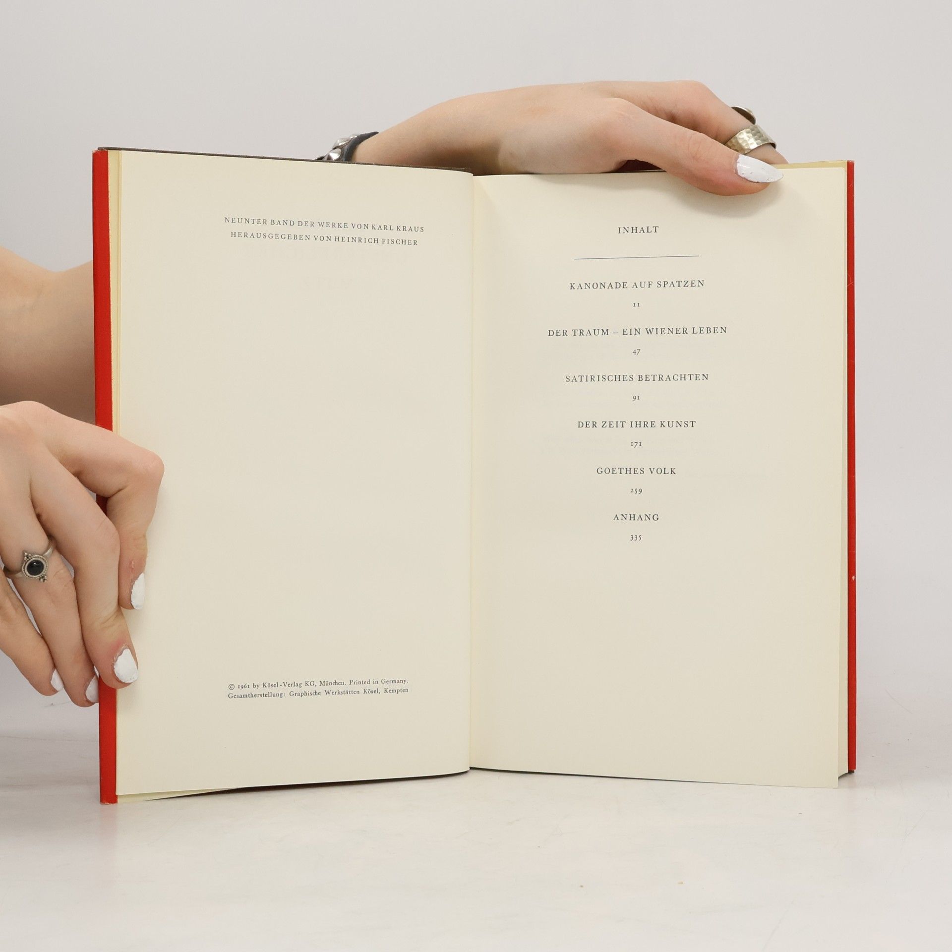 Karl Kraus Unsterblicher Witz