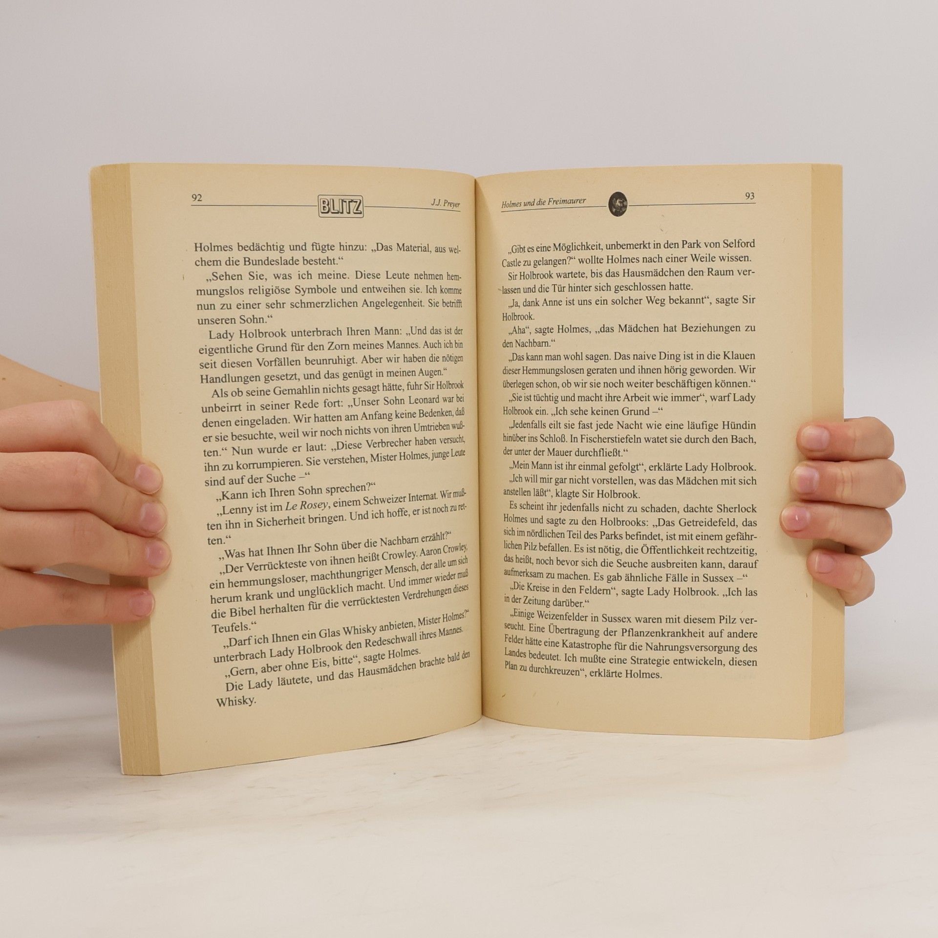 Josef J. Preyer Sherlock Holmes Criminal Bibliothek - 5: Holmes und die Freimaurer