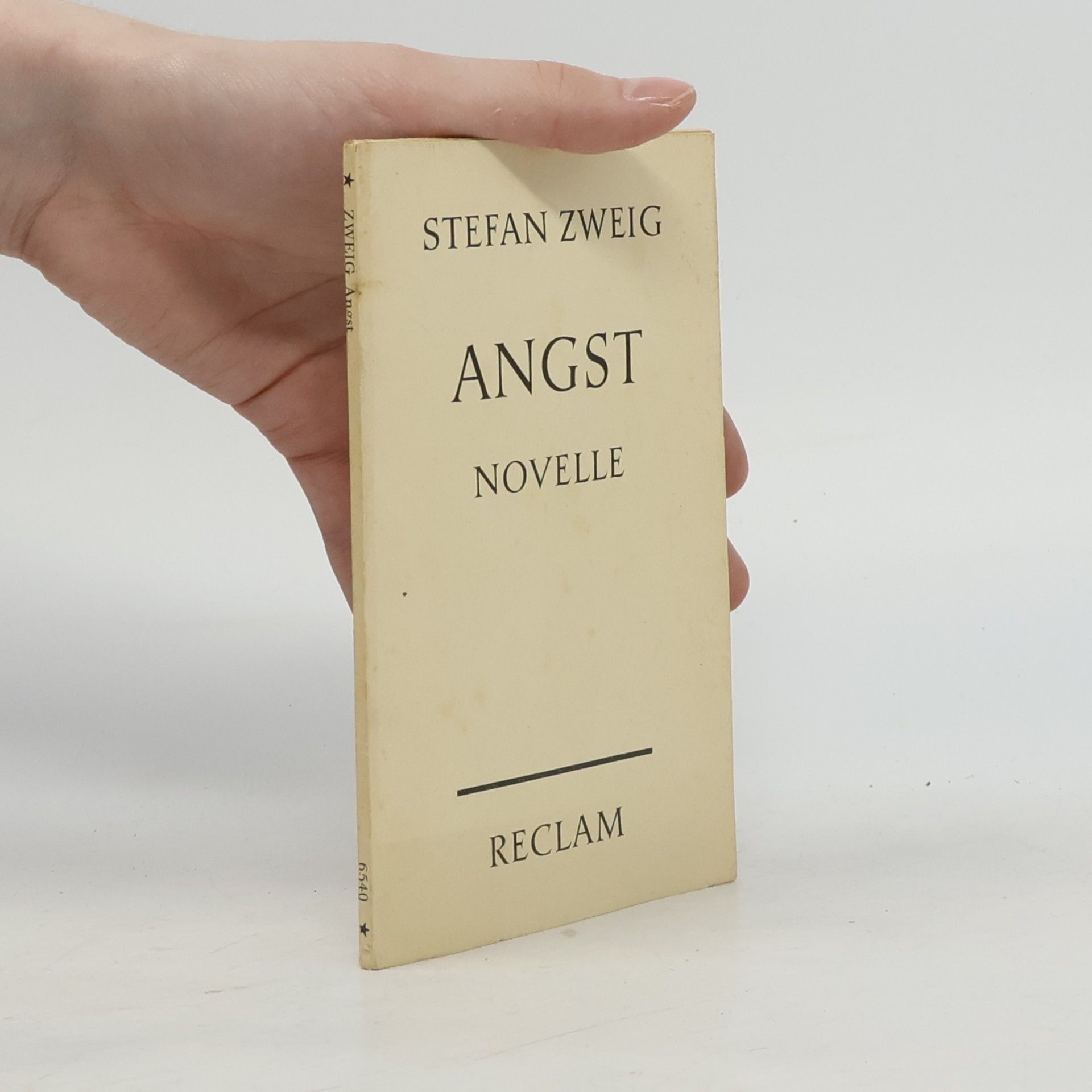 Stefan Zweig Angst