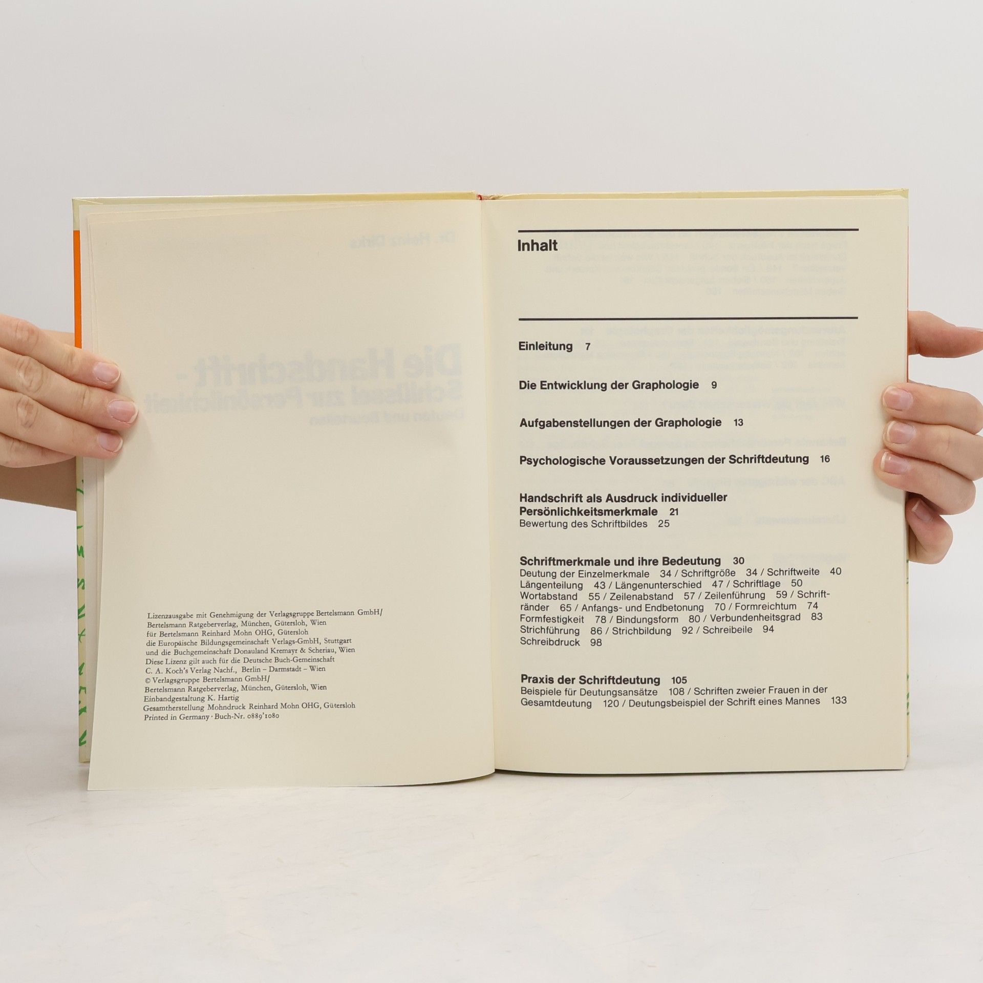 Heinz Dirks Die Handschrift Schlüssel zur Persönlichkeit