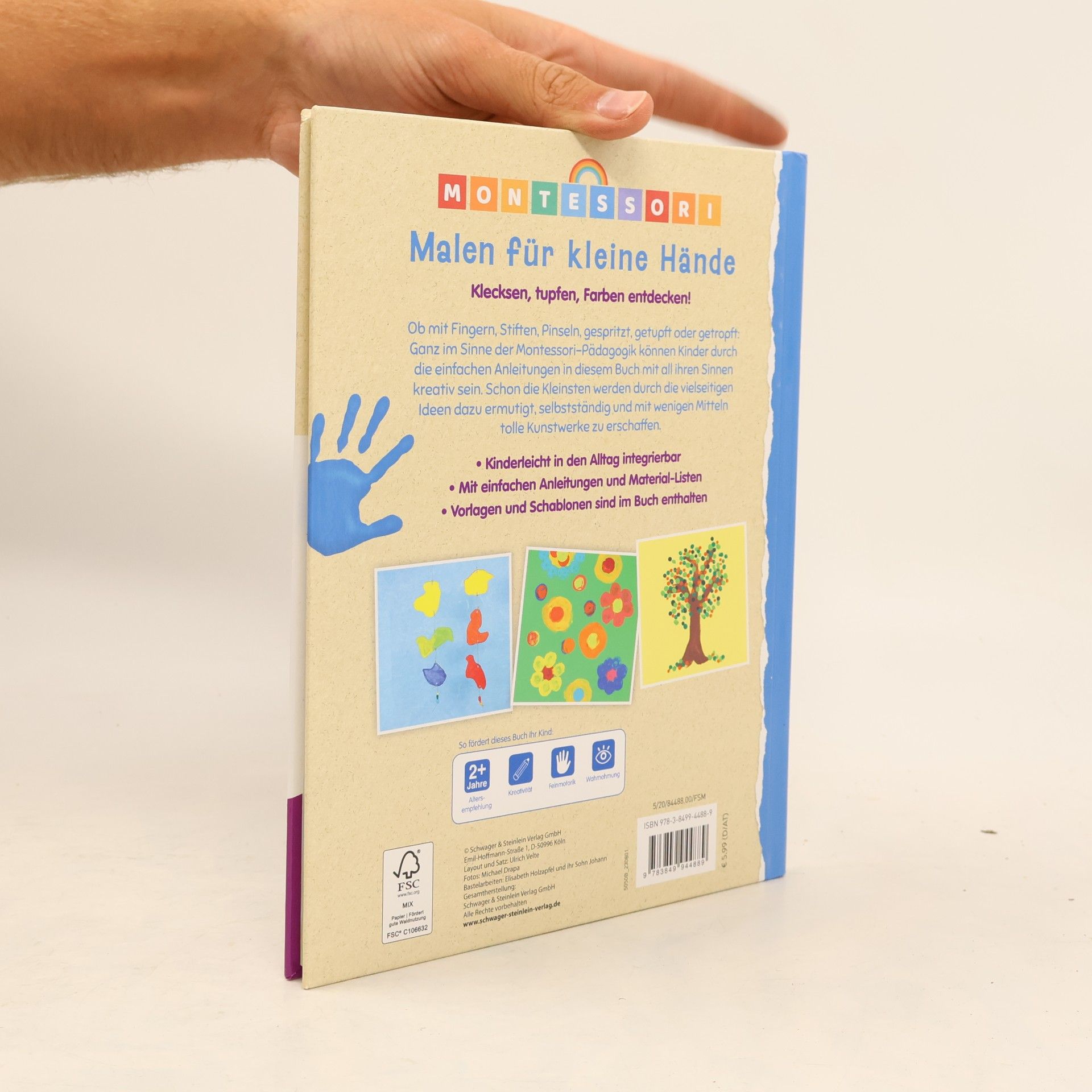 Autorenkollektiv Montessori Malen für kleine Hände, Ab 2 Jahre
