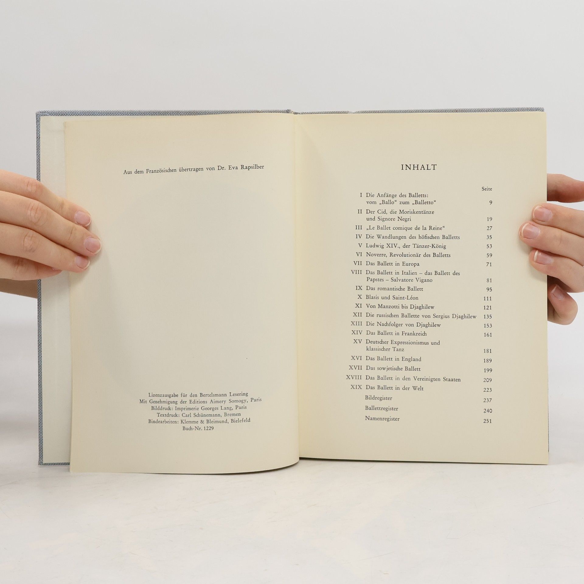 Ferdinando Reyna Das Buch vom Ballett
