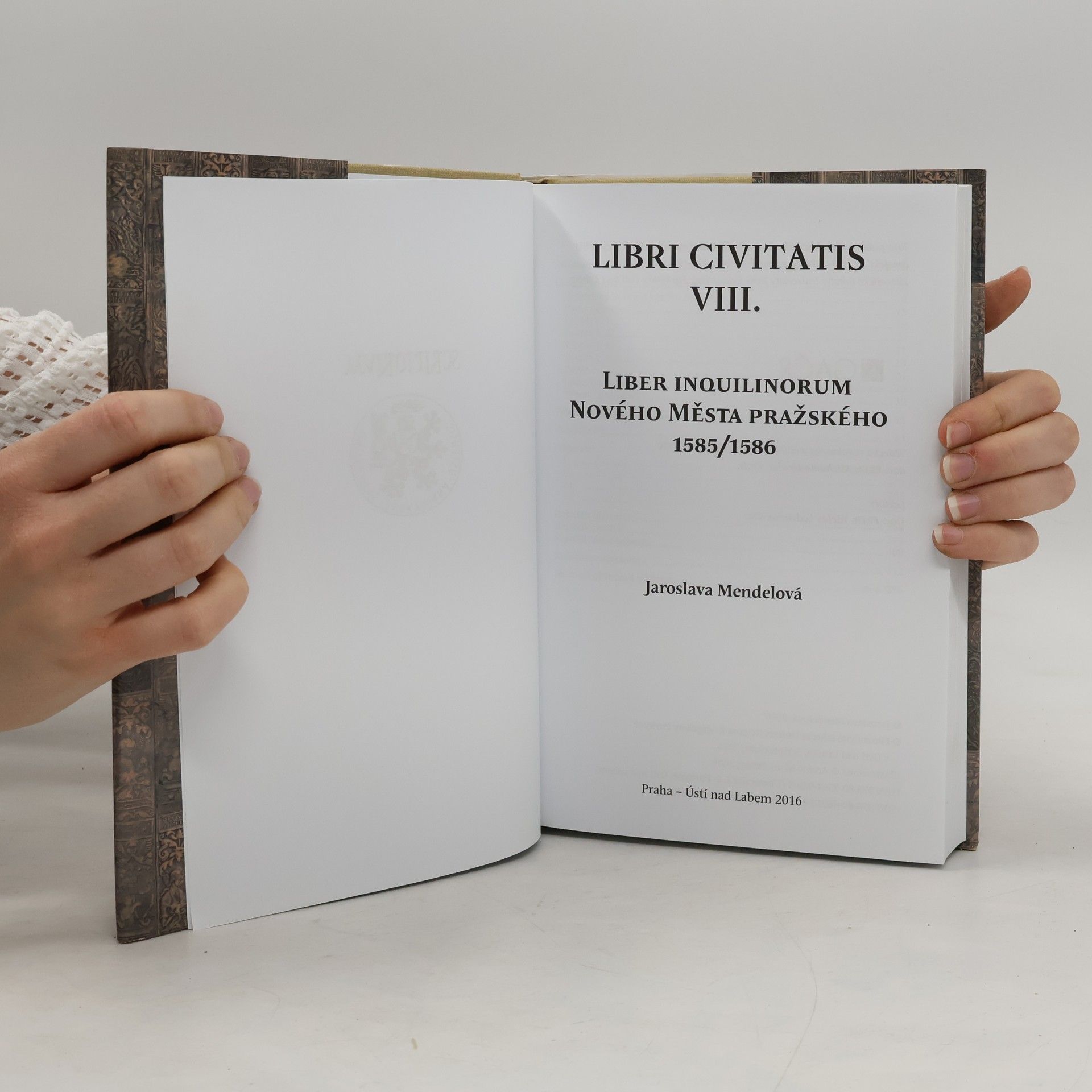 Jaroslava Mendelová Libri Civitatis VIII.