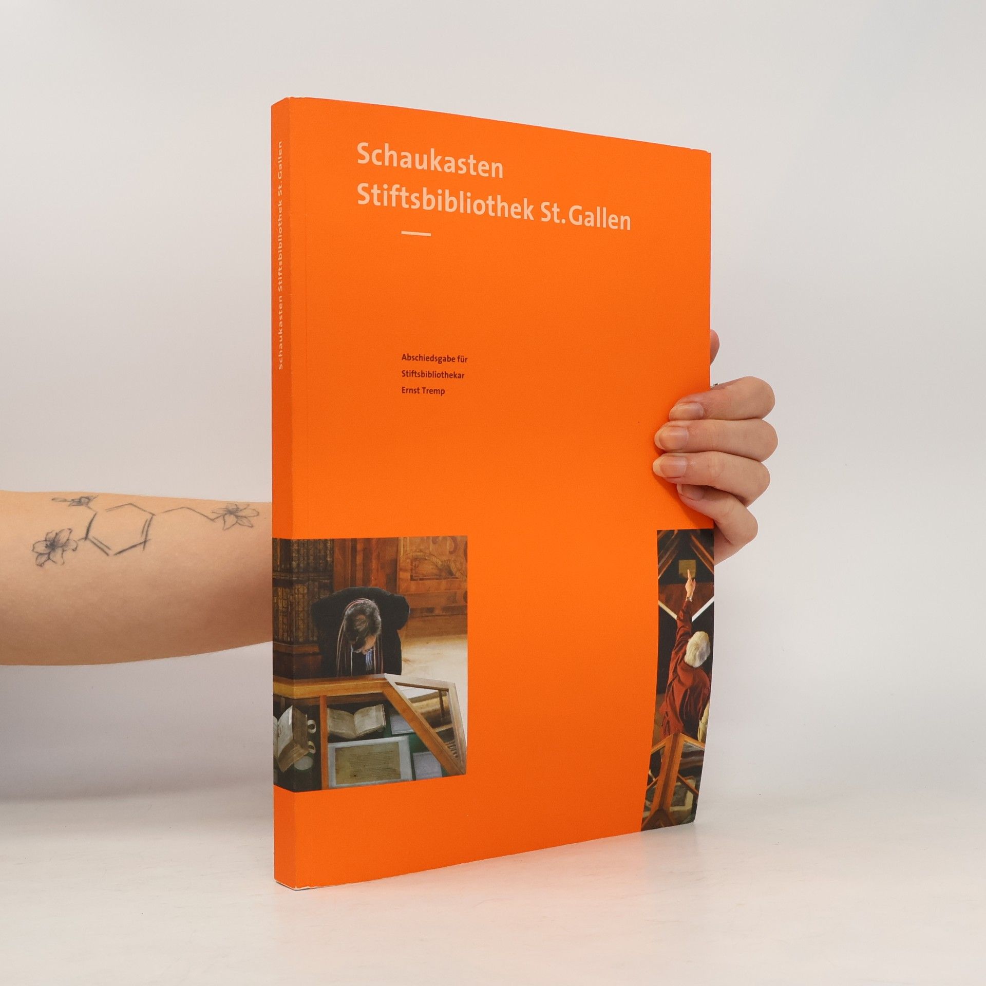 Silvio Frigg Schaukasten Stiftsbibliothek St. Gallen