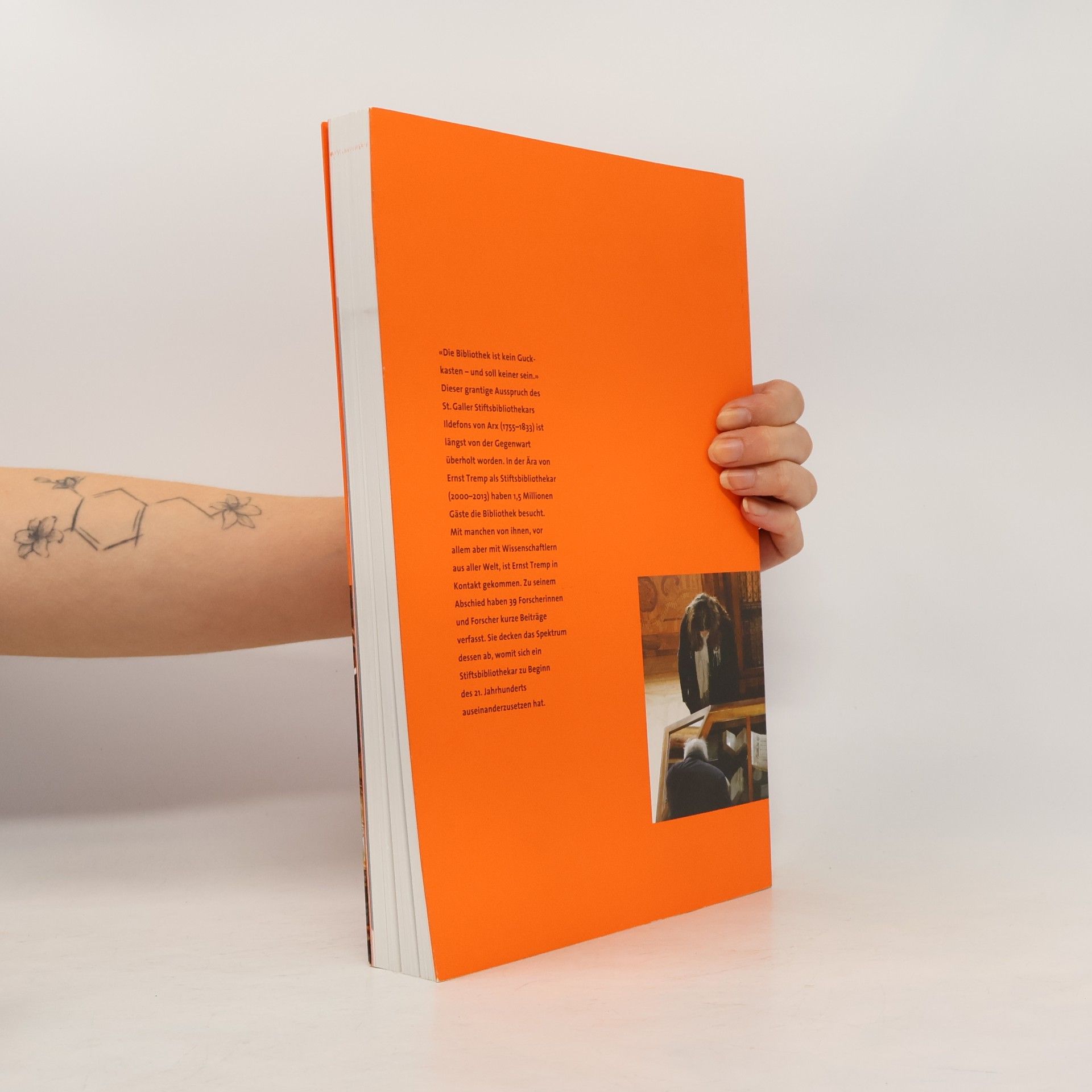Franziska Schnoor Schaukasten Stiftsbibliothek St. Gallen