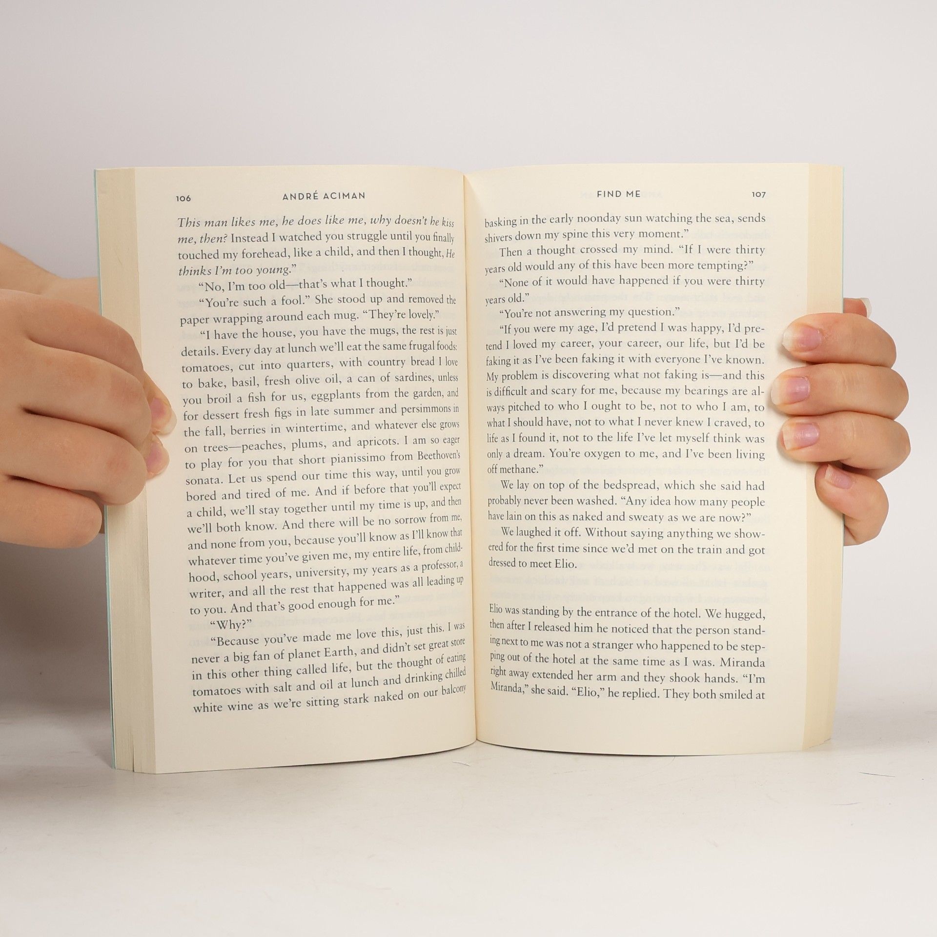 André Aciman Find me