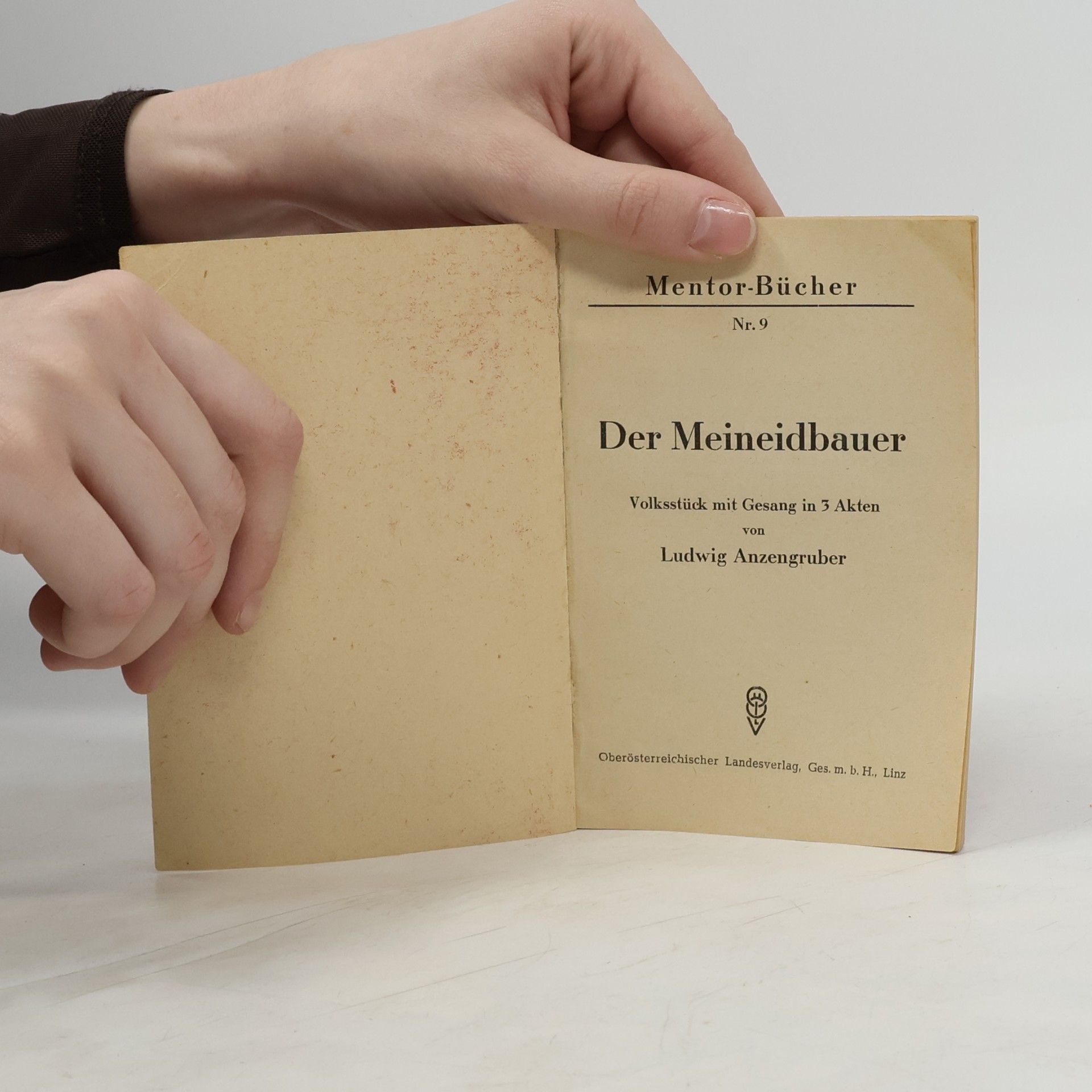 Ludwig Anzengruber Der Meineidbauer