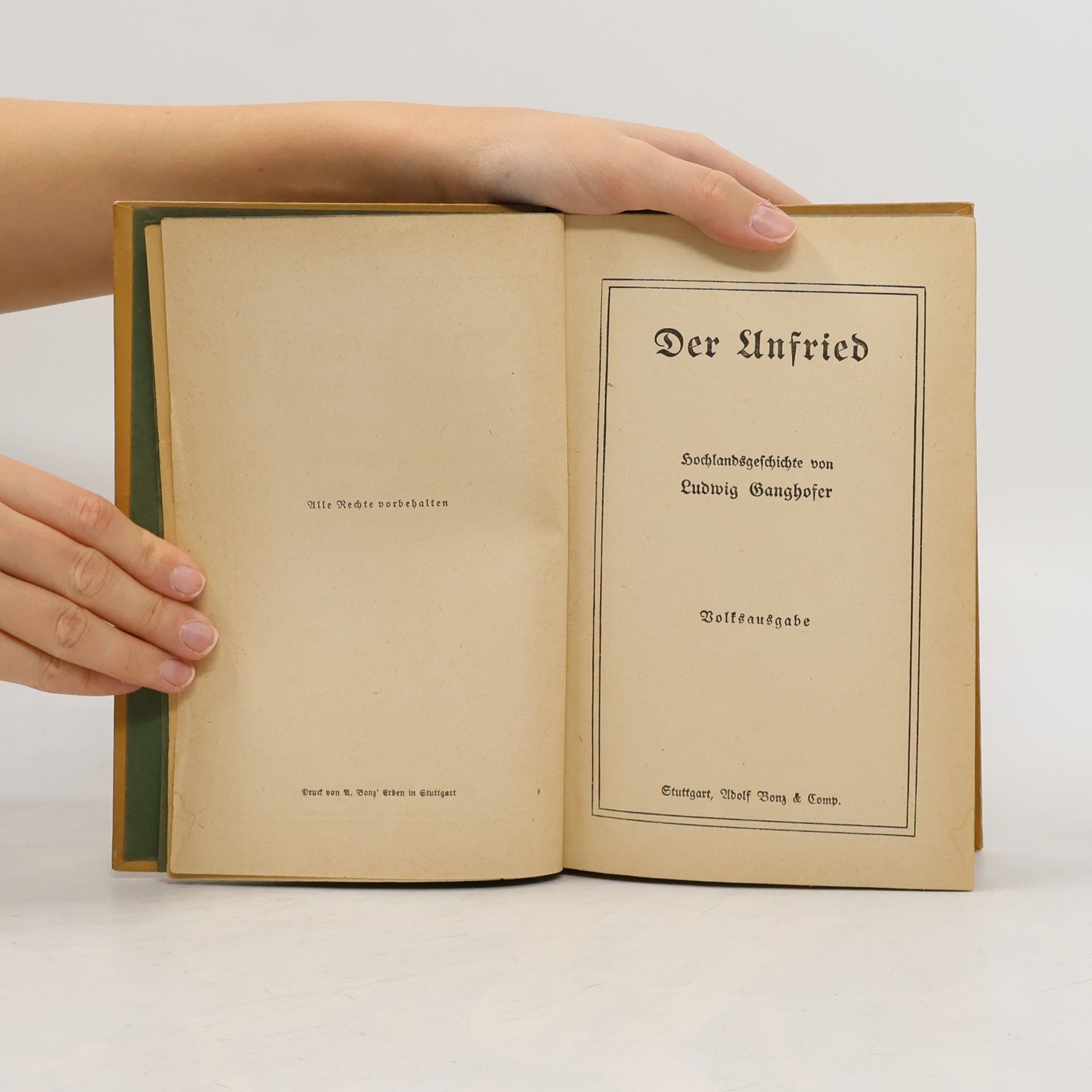 Ludwig Ganghofer Gesammelte Schriften 1. Band 5-6