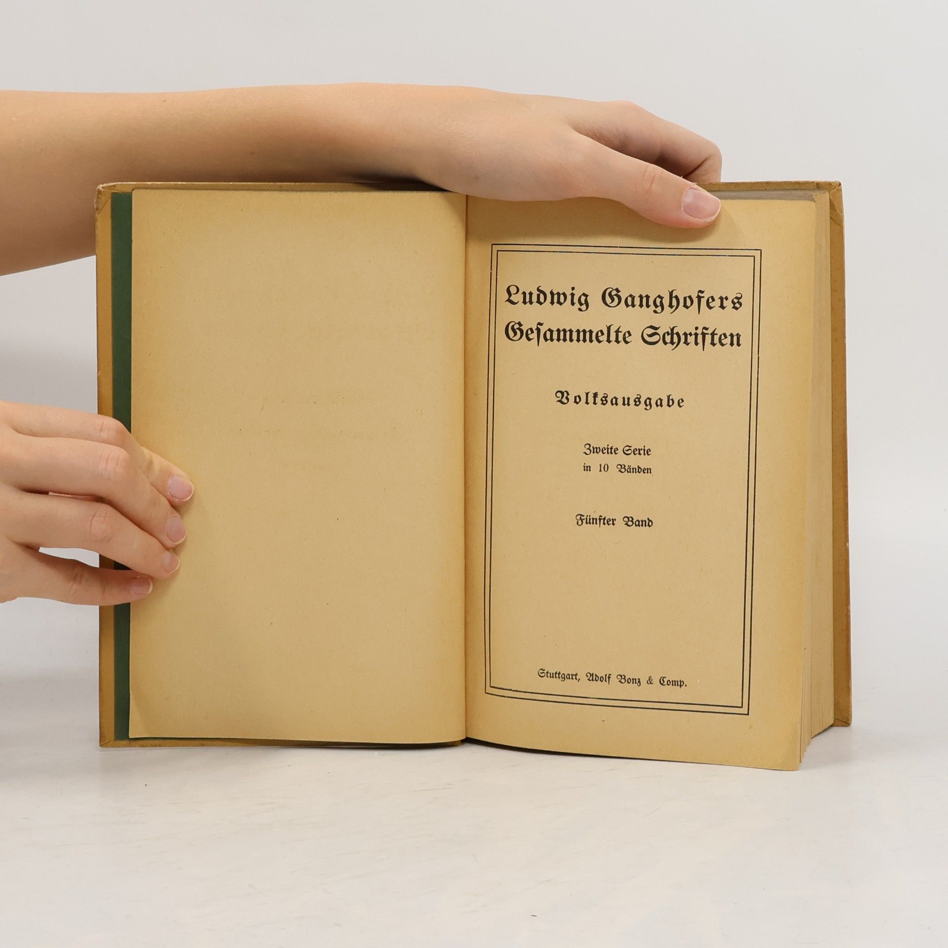 Ludwig Ganghofer Ludwig Ganghofer Gesammelte Schriften. Zweite Serie. Band 5-6