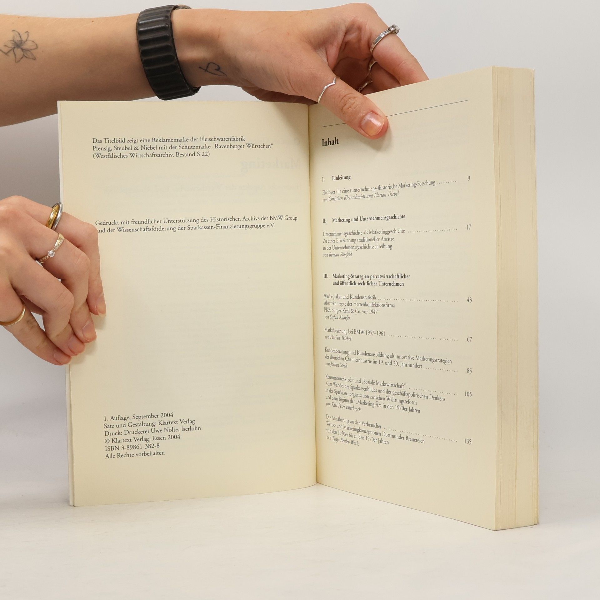 Christian Kleinschmidt Bochumer Schriften zur Unternehmens- und Industriegeschichte - 13: Marketing
