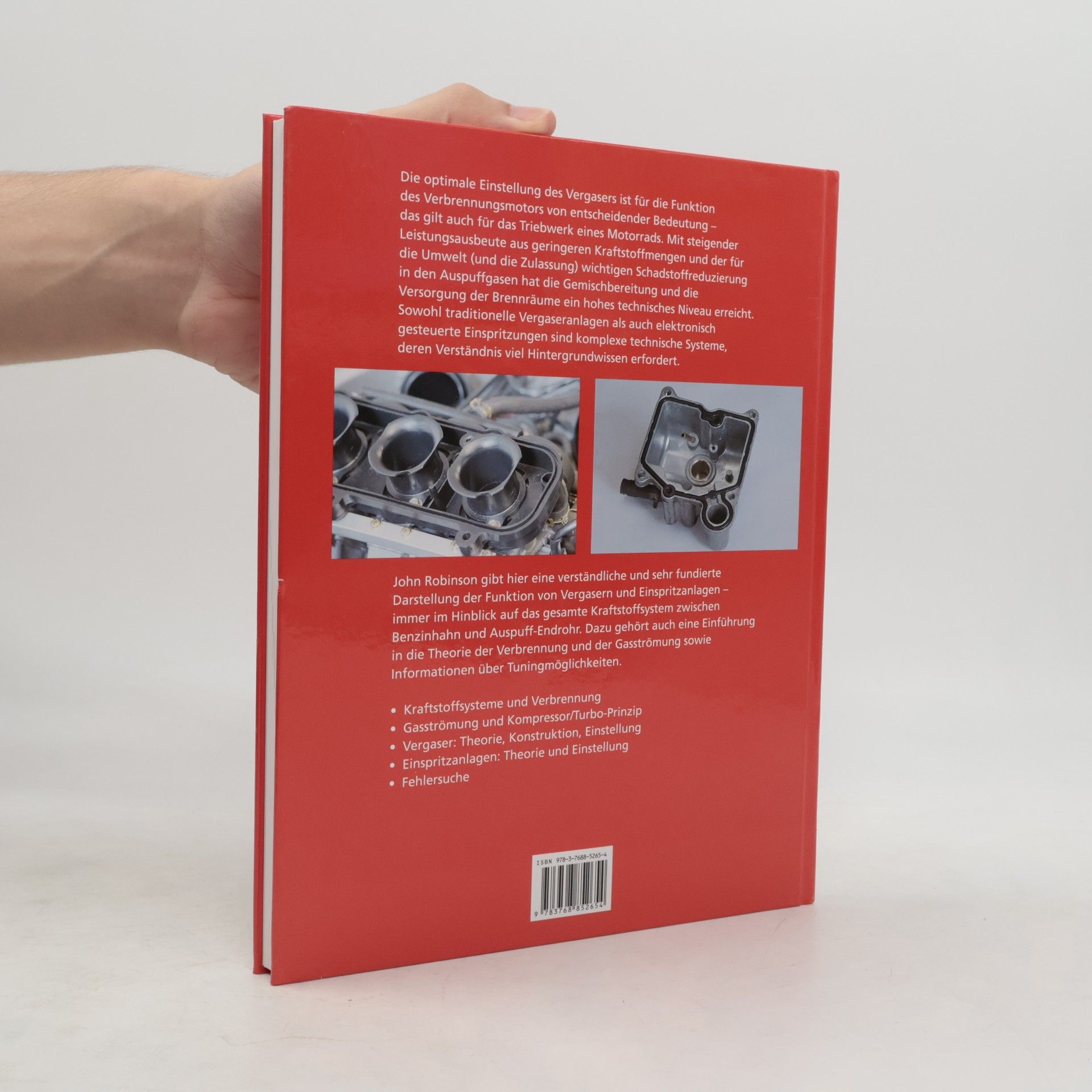 John A. T. Robinson Motorradvergaser und Einspritzsysteme