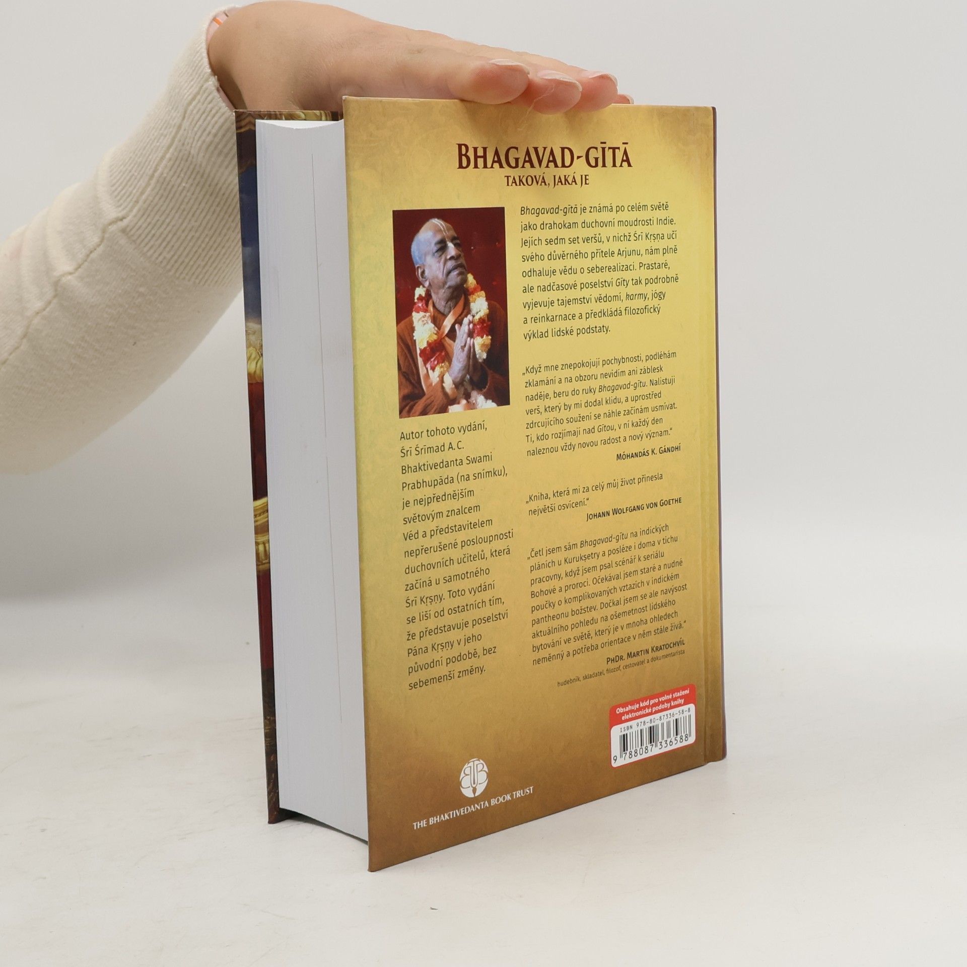 A. C. Bhaktivedanta Swami Prabhupada Bhagavad-gítá taková, jaká je