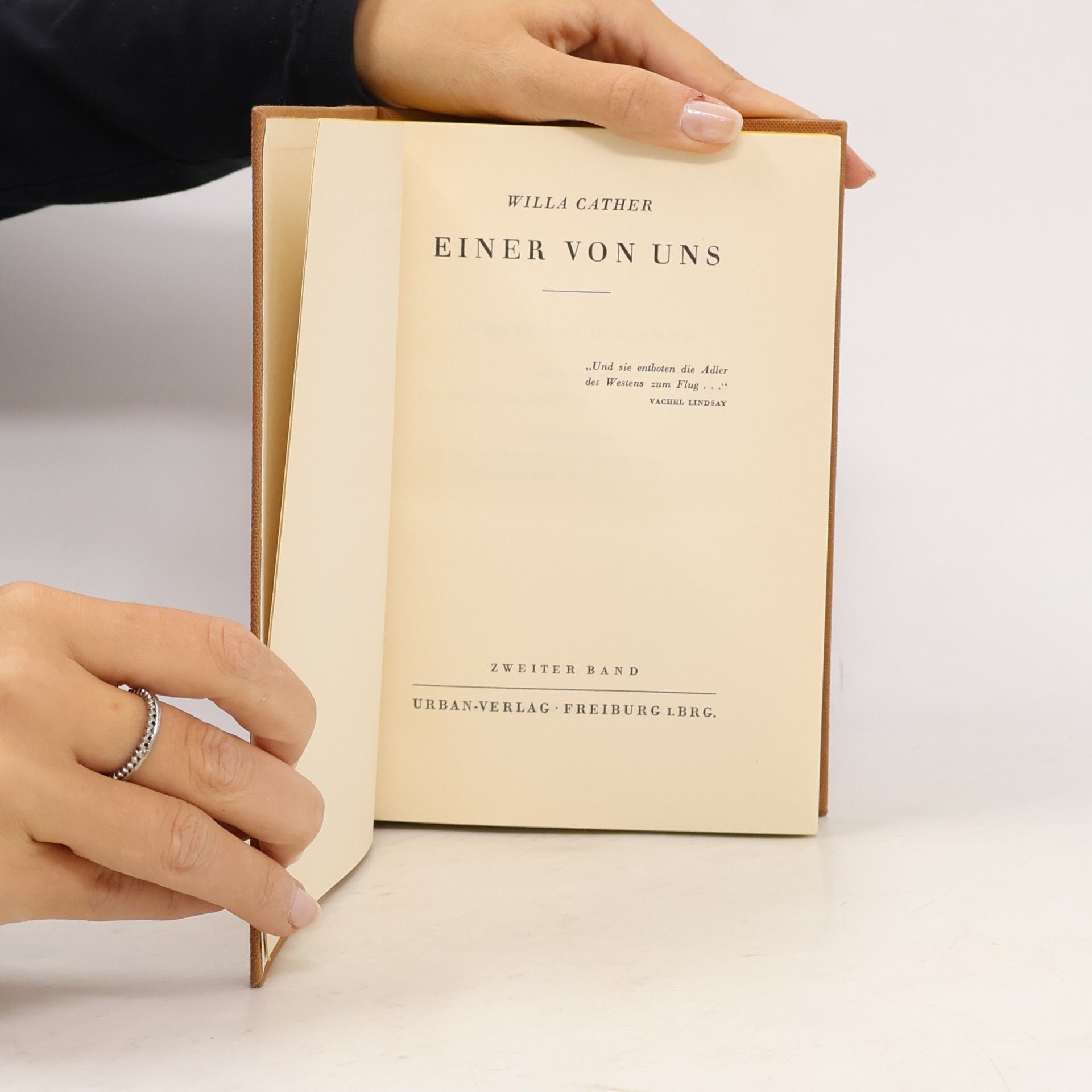 Willa Sibert Cather Einer Von Uns 1-2