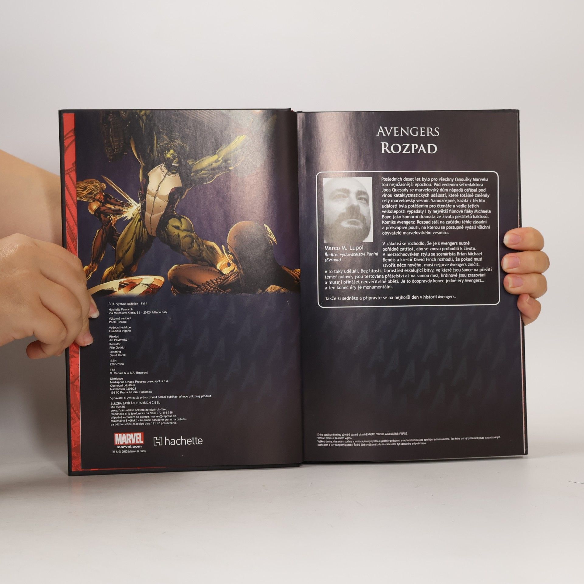 Brian Michael Bendis Ultimátní komiksový komplet 34. Avengers. Rozpad
