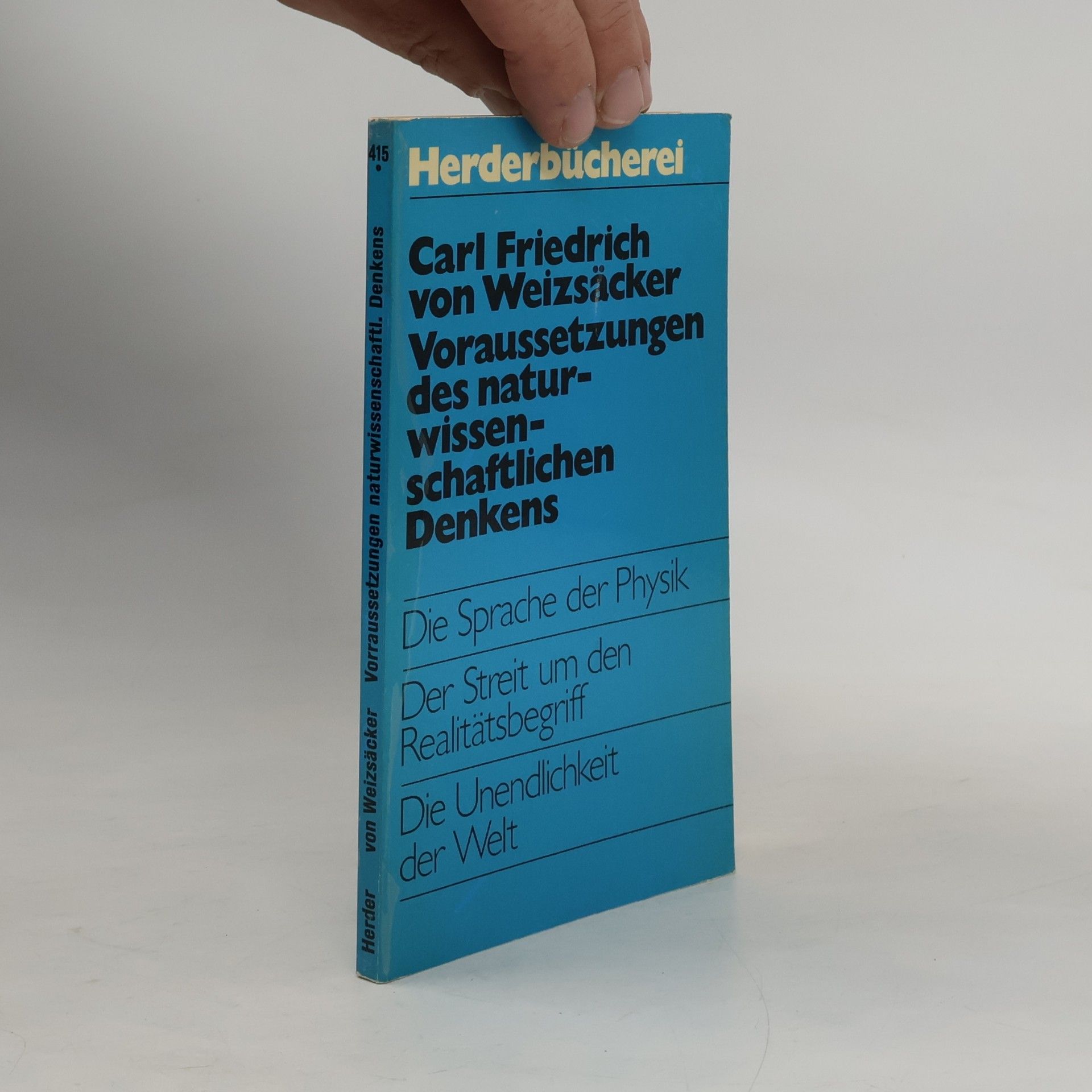 Voraussetzungen des naturwissenschaftlichen Denkens