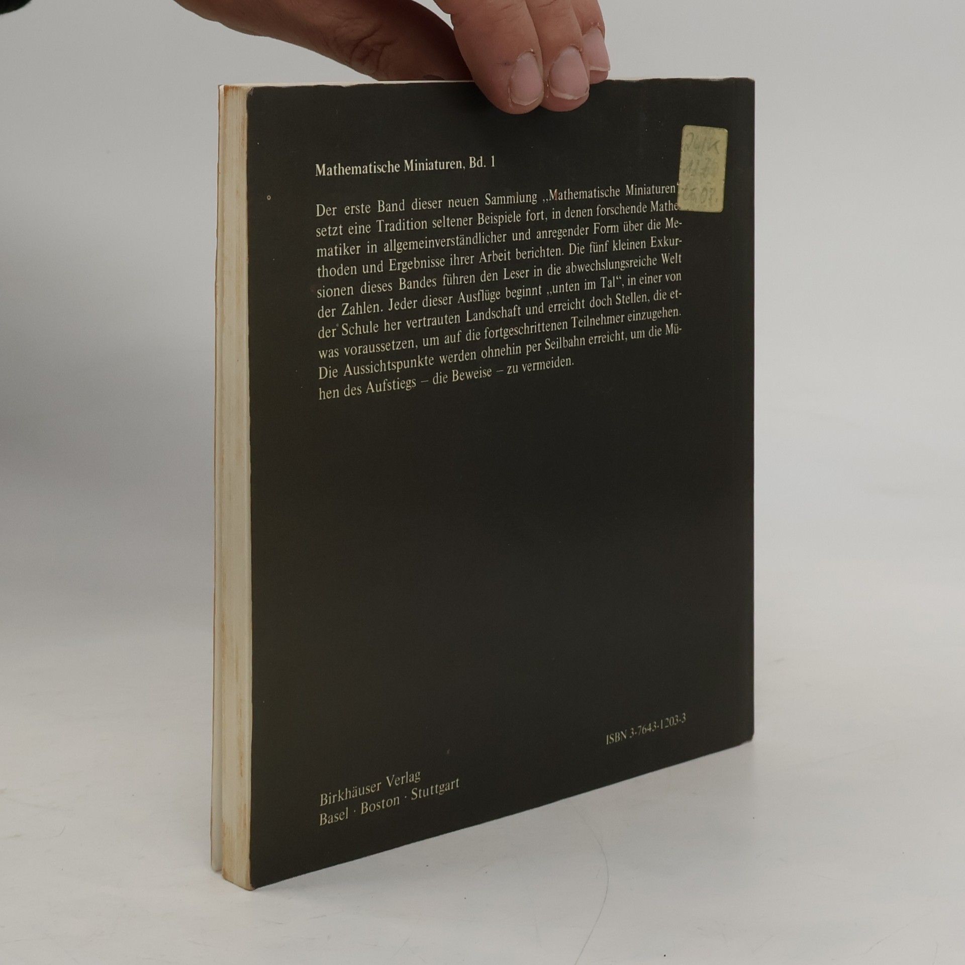 Walter Borho Mathematische Miniaturen - 1: Lebendige Zahlen