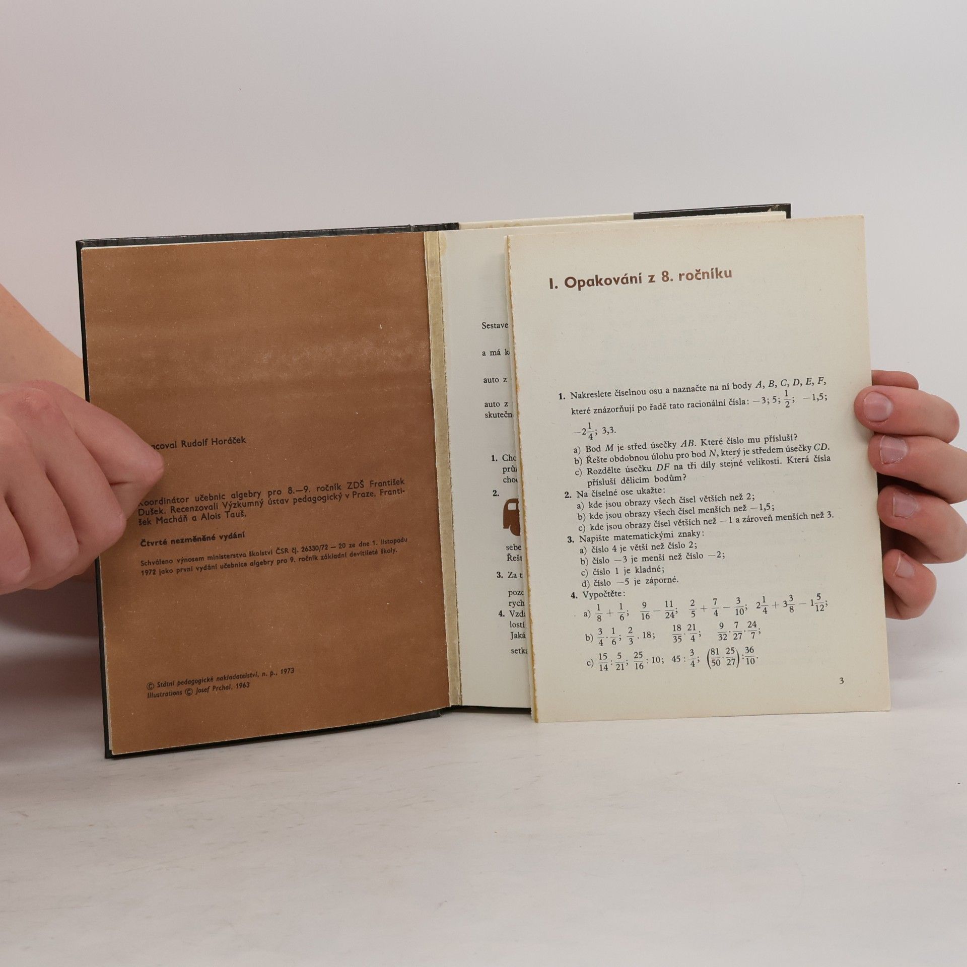 Rudolf Horáček Algebra pro 9. ročník
