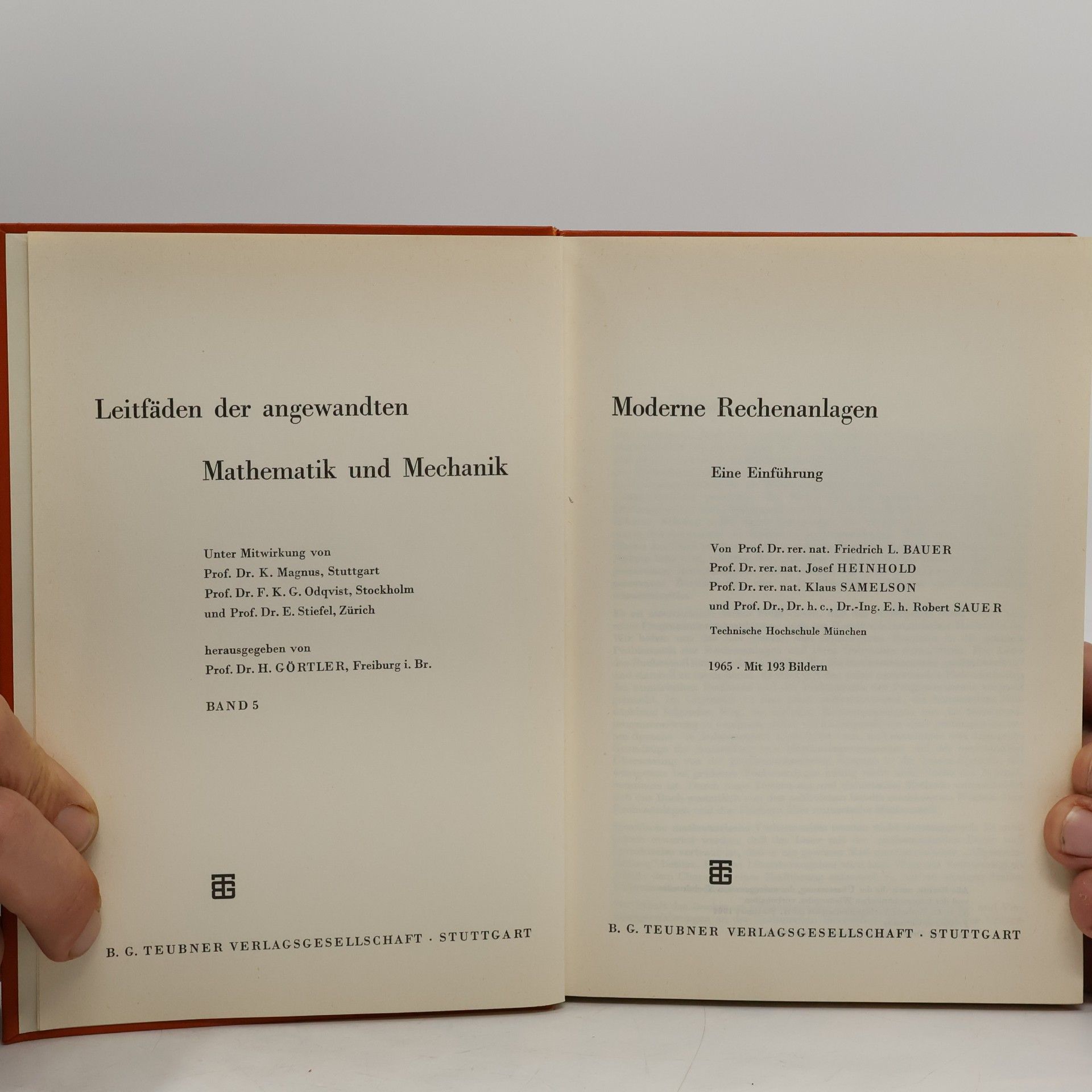 Friedrich L. Bauer Moderne Rechenanlagen
