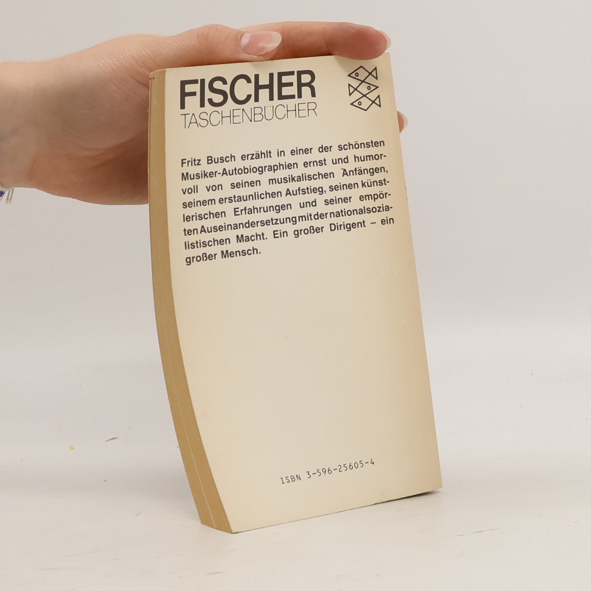 Fritz Busch Aus dem Leben eines Musikers