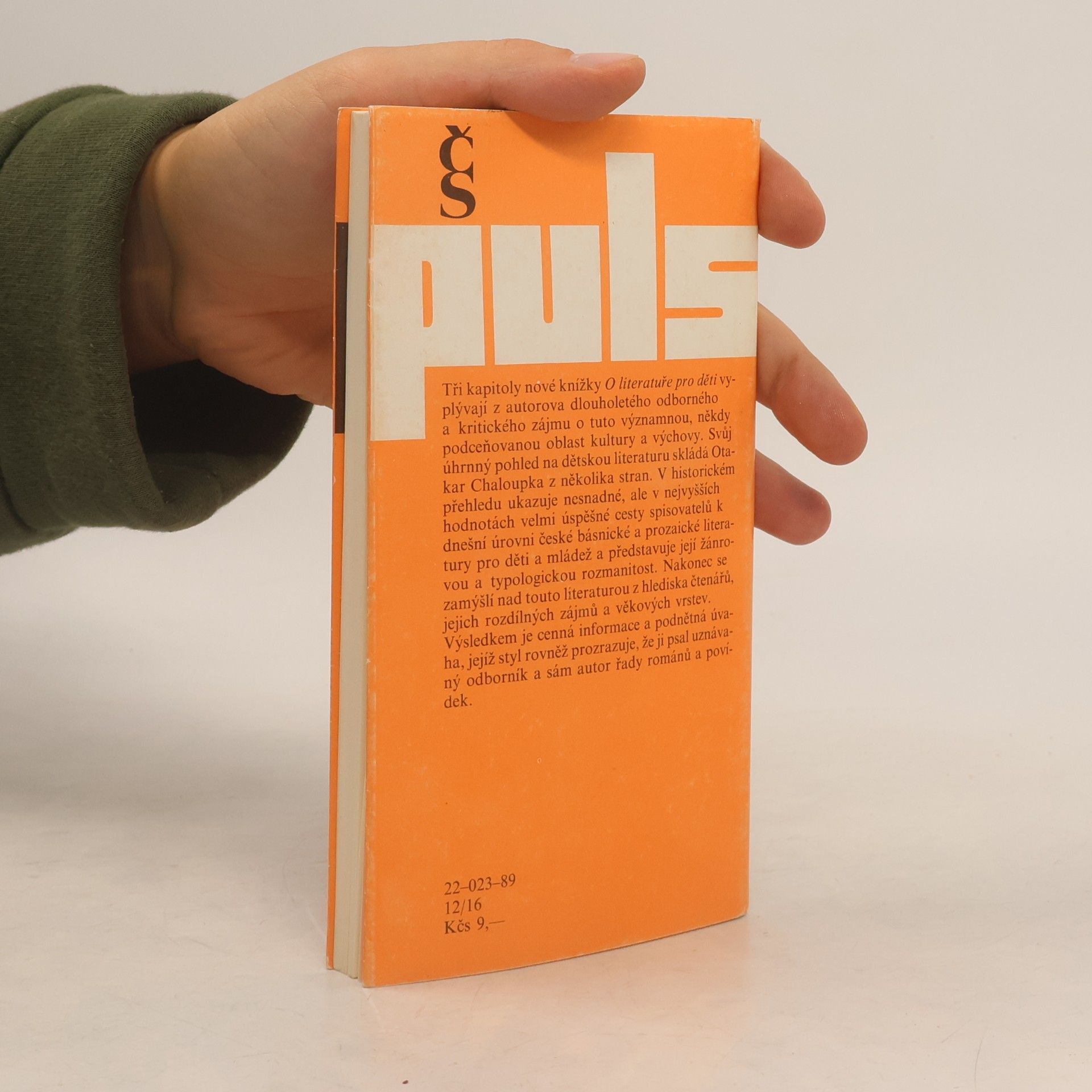 Otakar Chaloupka Puls 22. O literatuře pro děti