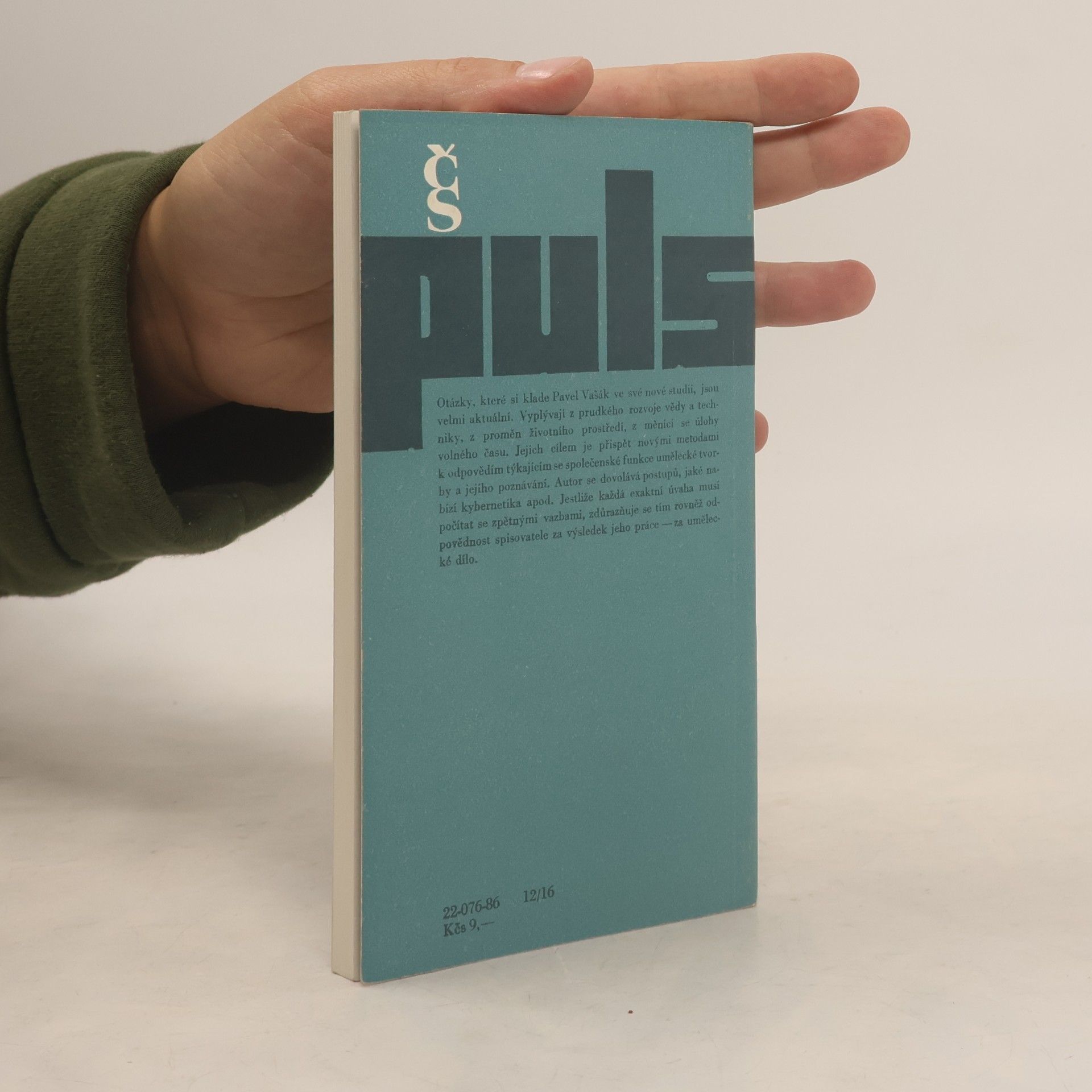 Pavel Vašák Puls 7. Matematika, exaktnost a literatura