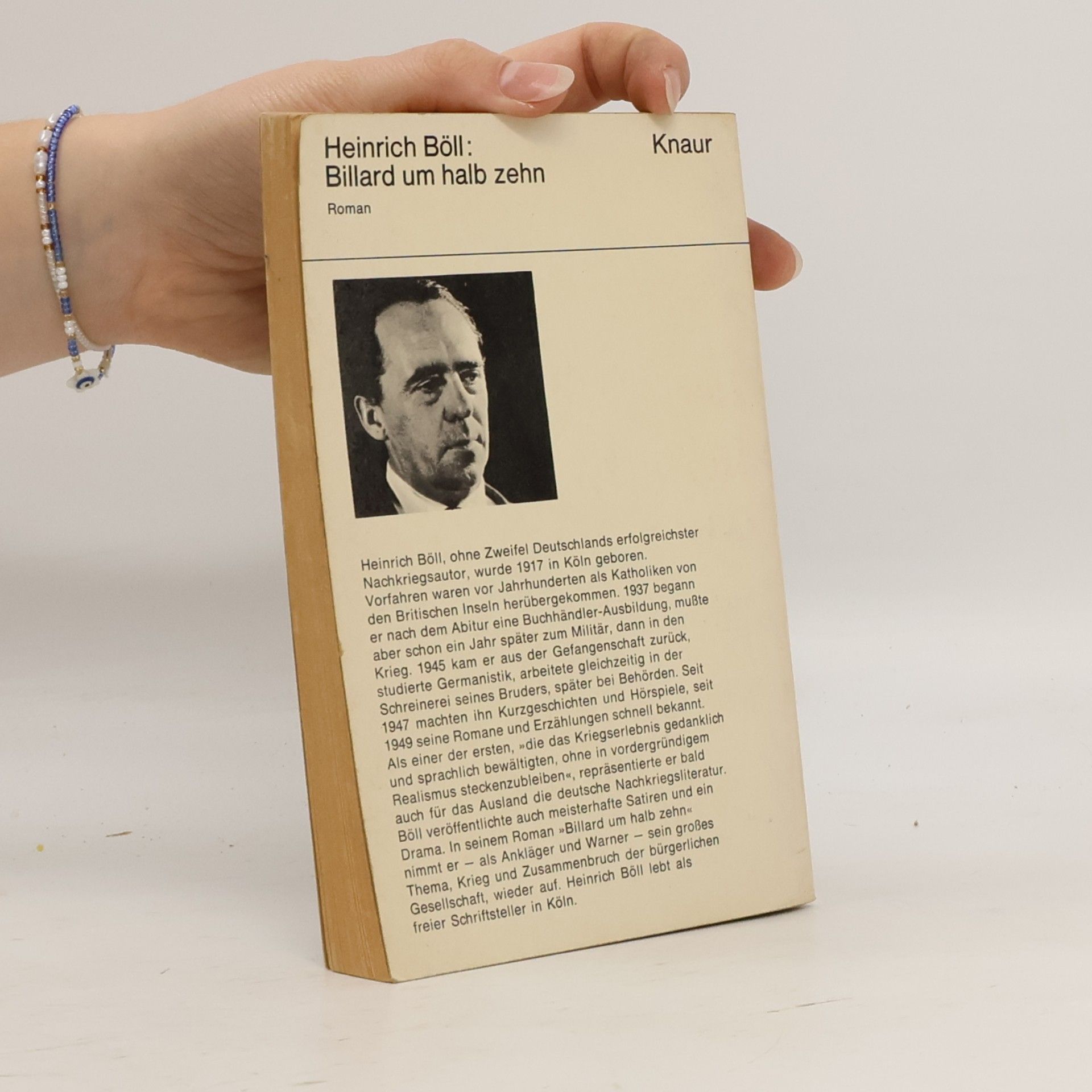 Heinrich Böll Billard und halb zehn