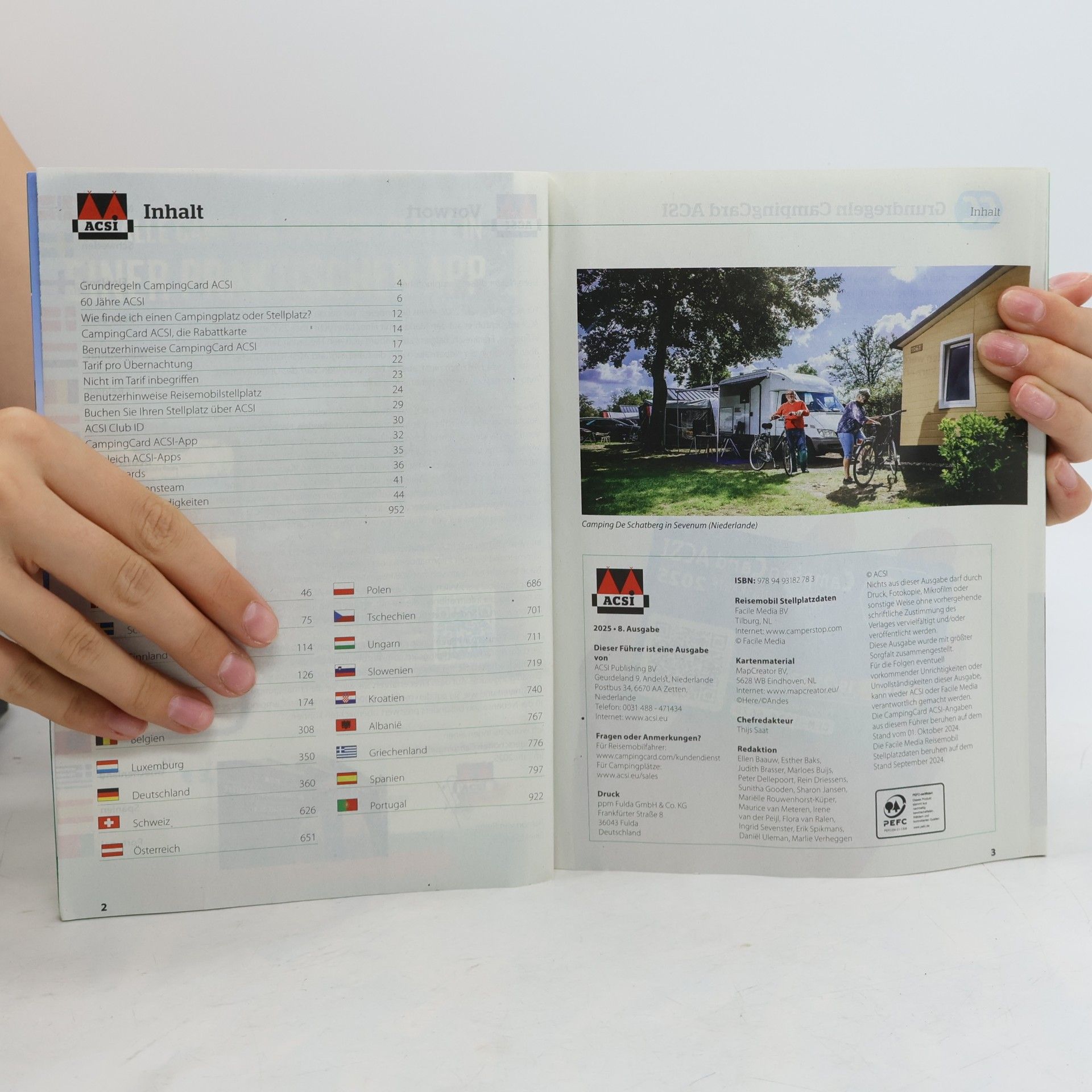 Autores varios CampingCard ACSI & Stellplatzführer 2025 Teil 1