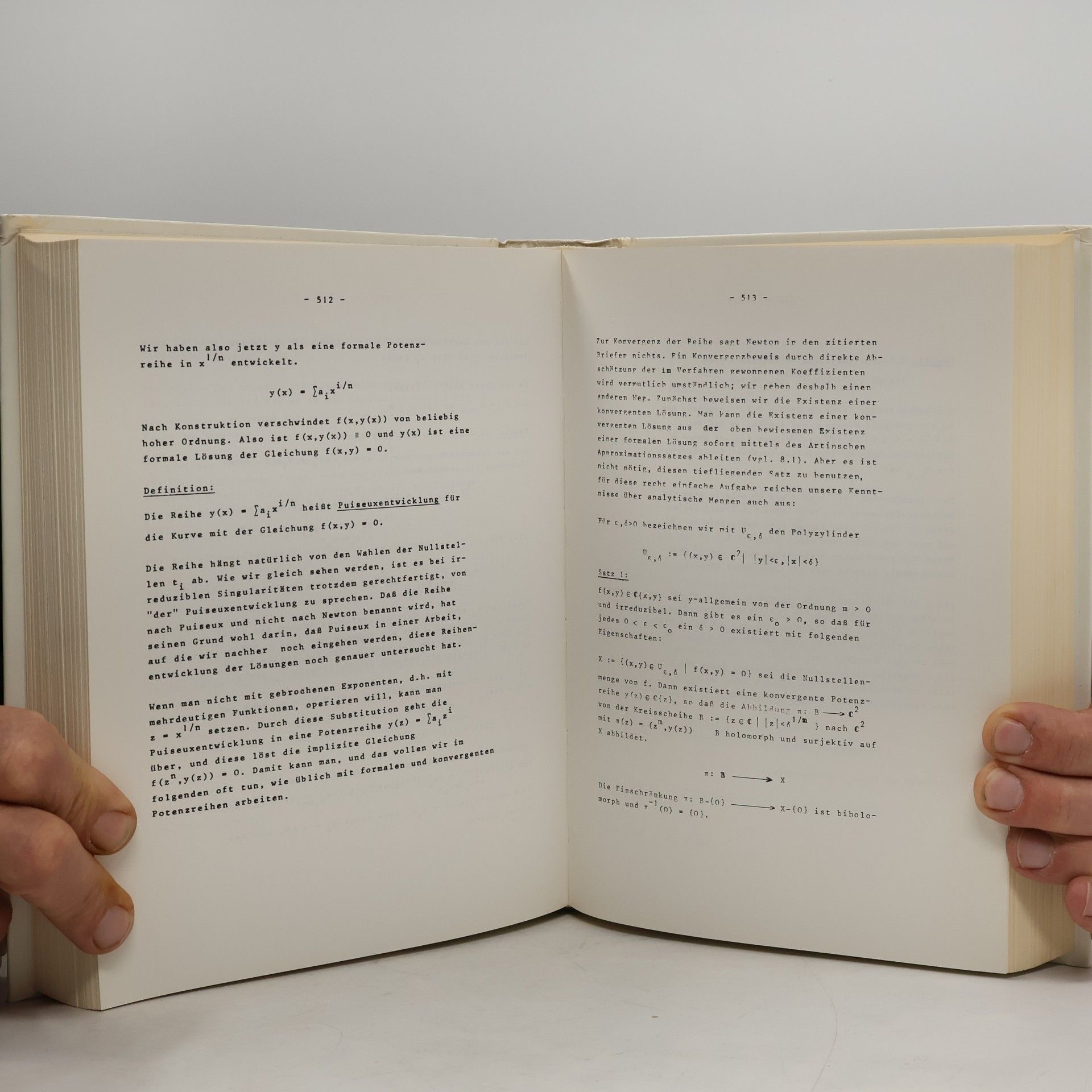 Egbert Brieskorn Ebene algebraische Kurven