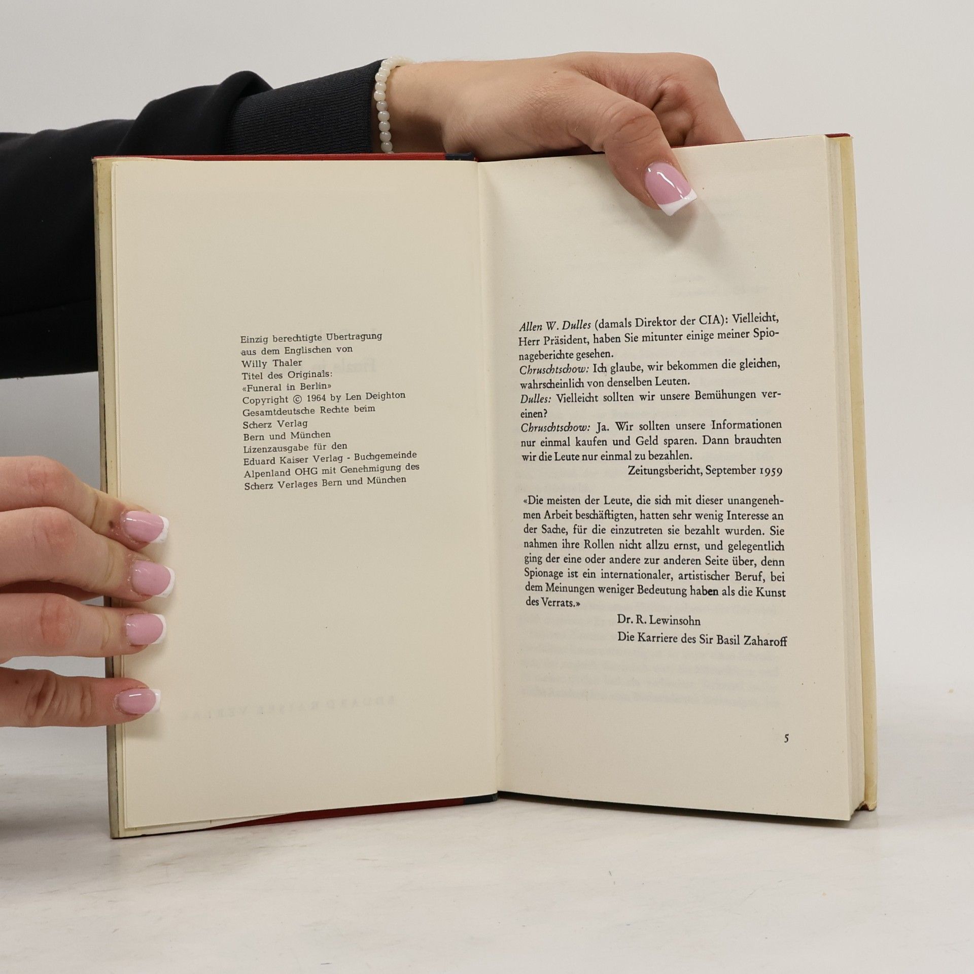 Len Deighton Finale in Berlin