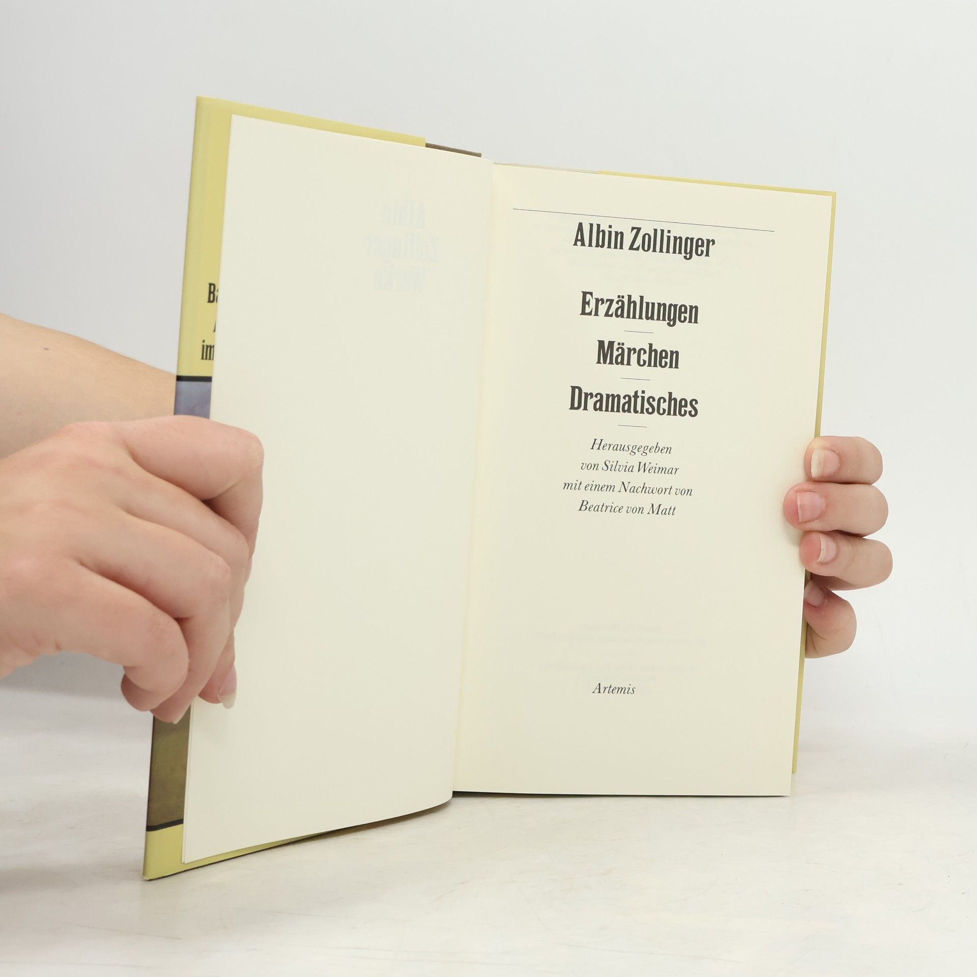 Albin Zollinger Albin Zollinger Werke