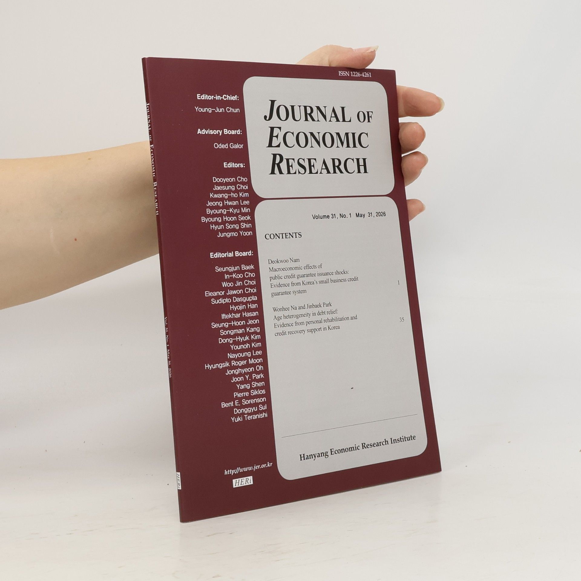 Kolektiv autorů Journal of Economic Research