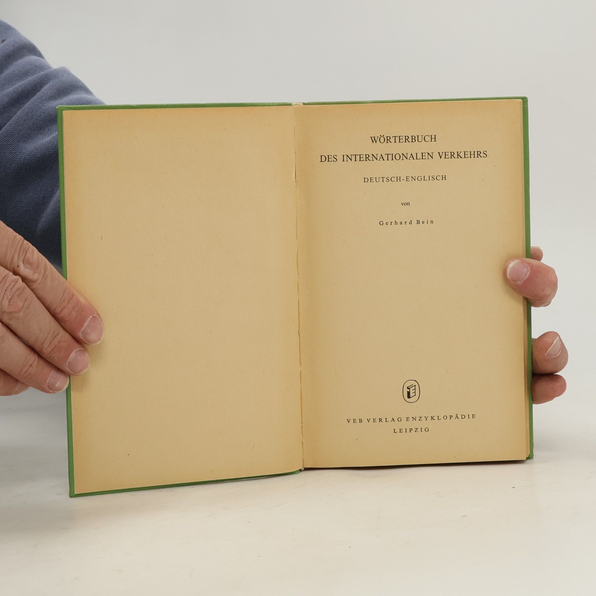 Gerhard Beinhundner Wörterbuch des internationalen Verkehrs