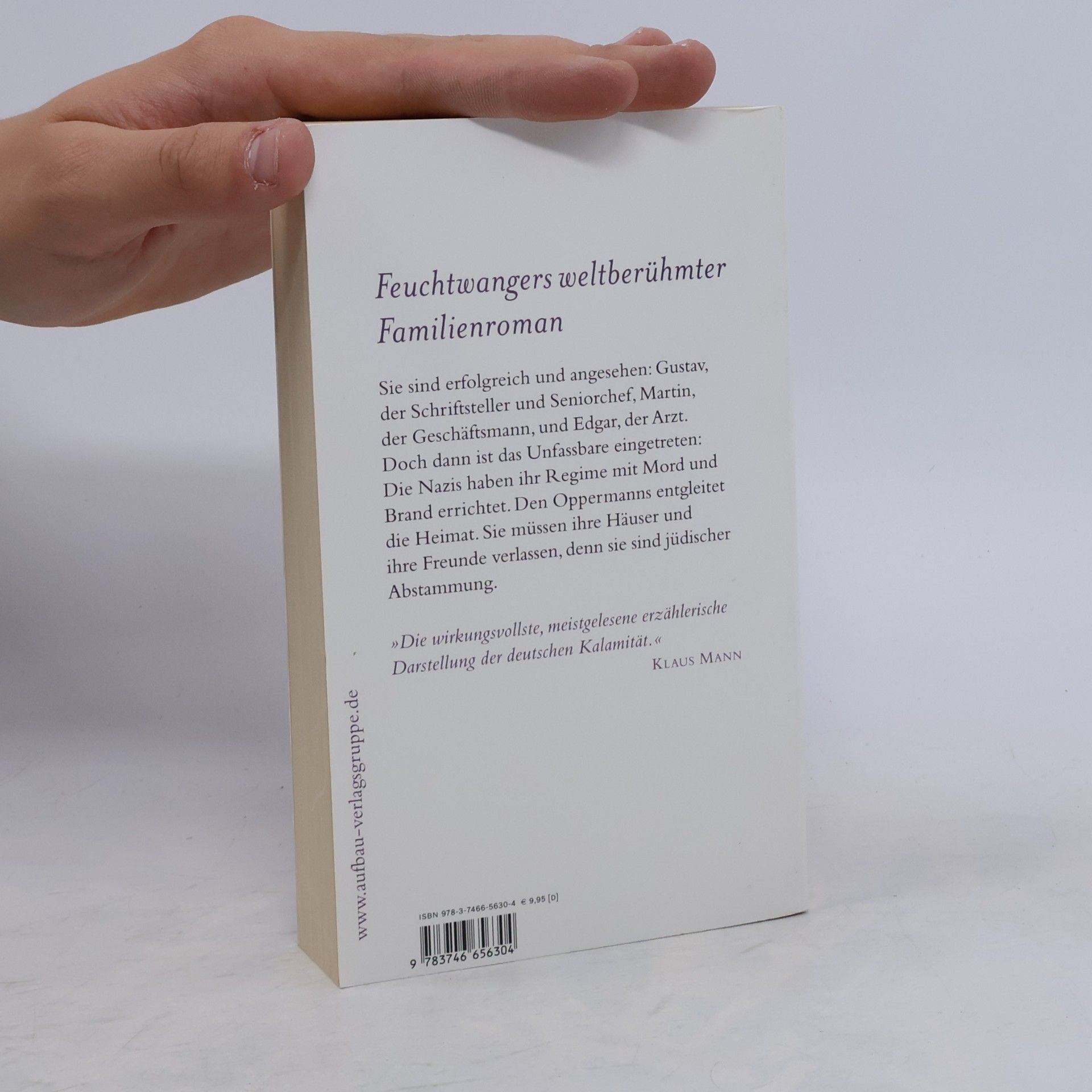 Lion Feuchtwanger Die Geschwister Oppermann