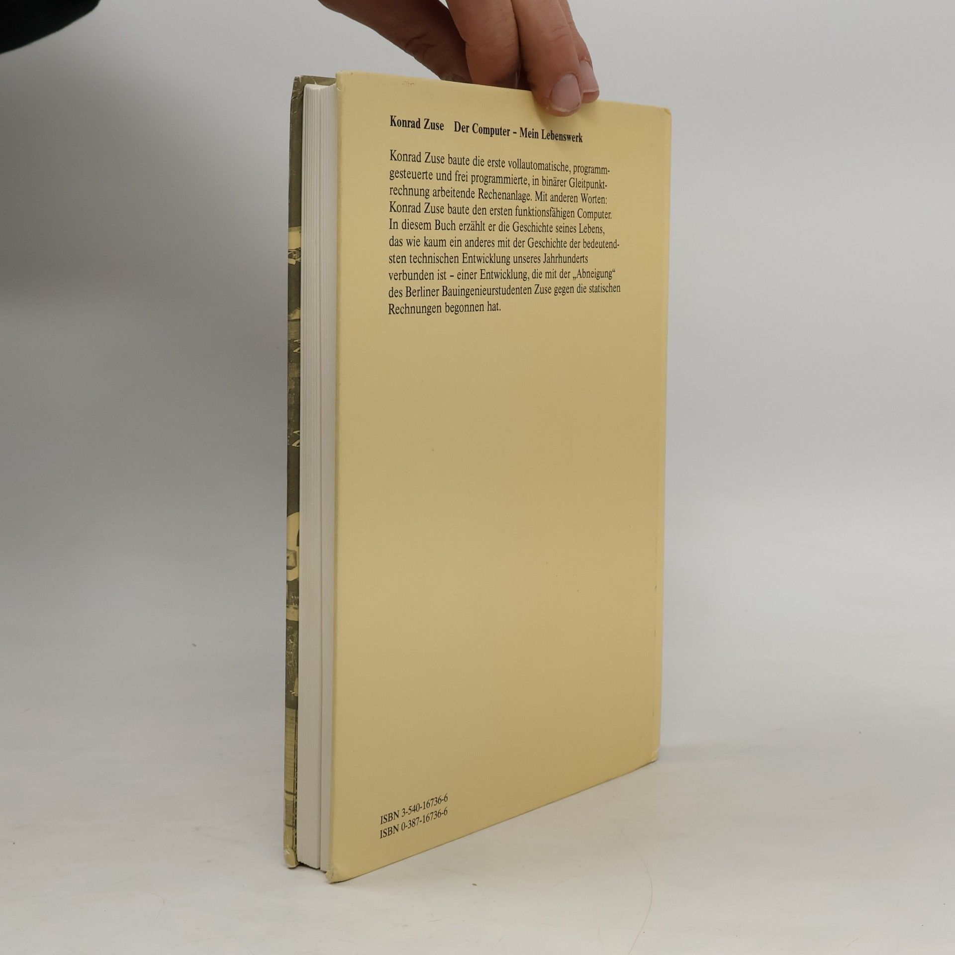 Konrad Zuse Der Computer, mein Lebenswerk - 2. Auflage