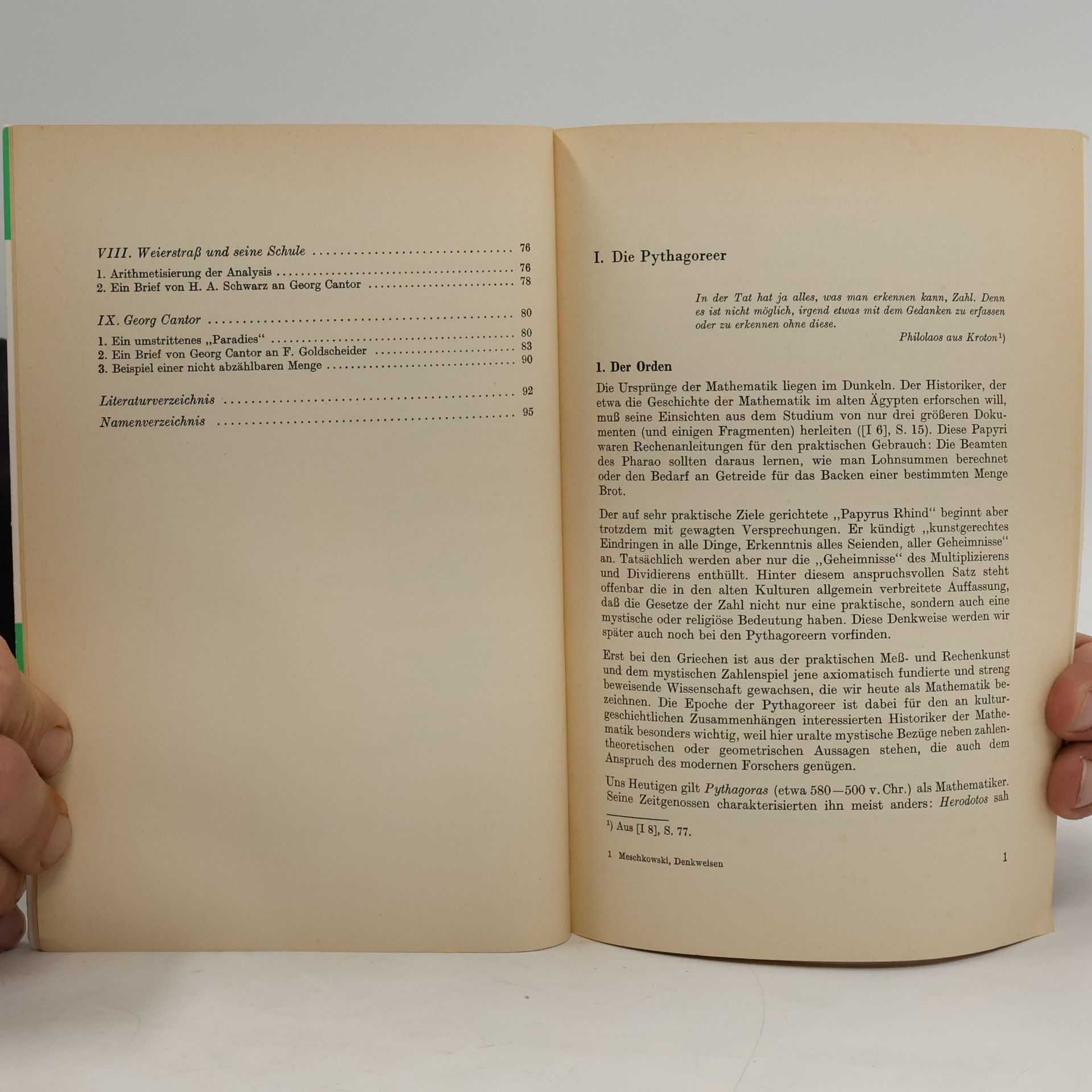 Herbert Meschkowski Denkweisen großer Mathematiker