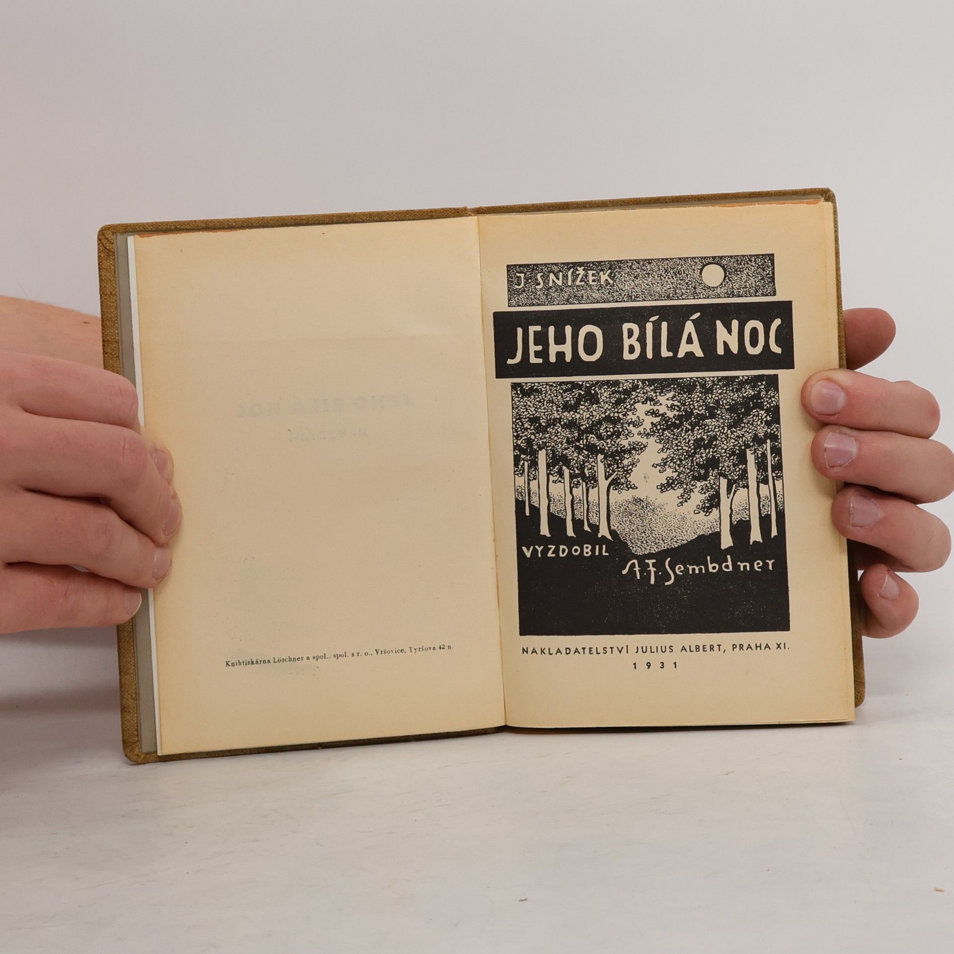 Jindřich Snížek Jeho bílá noc