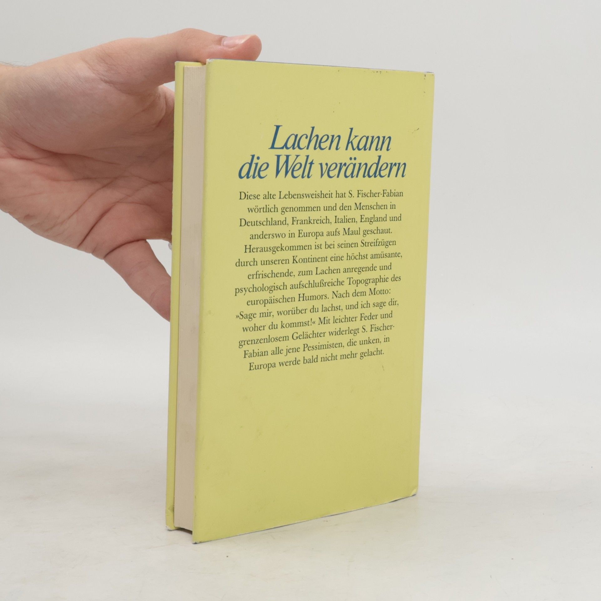 S. Fischer-Fabian Lachen ohne Grenzen